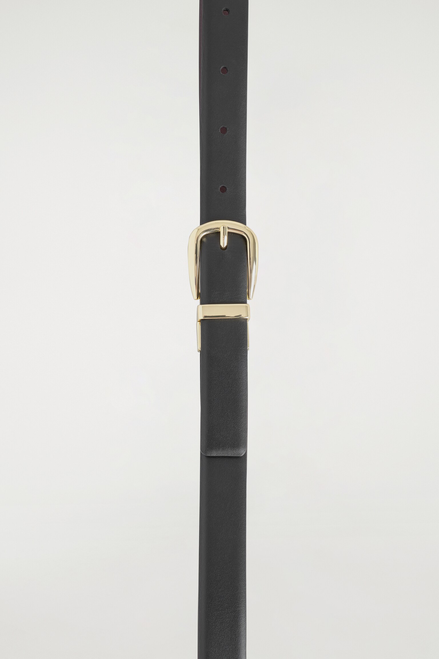 CEINTURE RÉVERSIBLE EN CUIR - BORDEAUX / NOIR/MARRON / BORDEAUX/NOIR / ÉCRU - 3