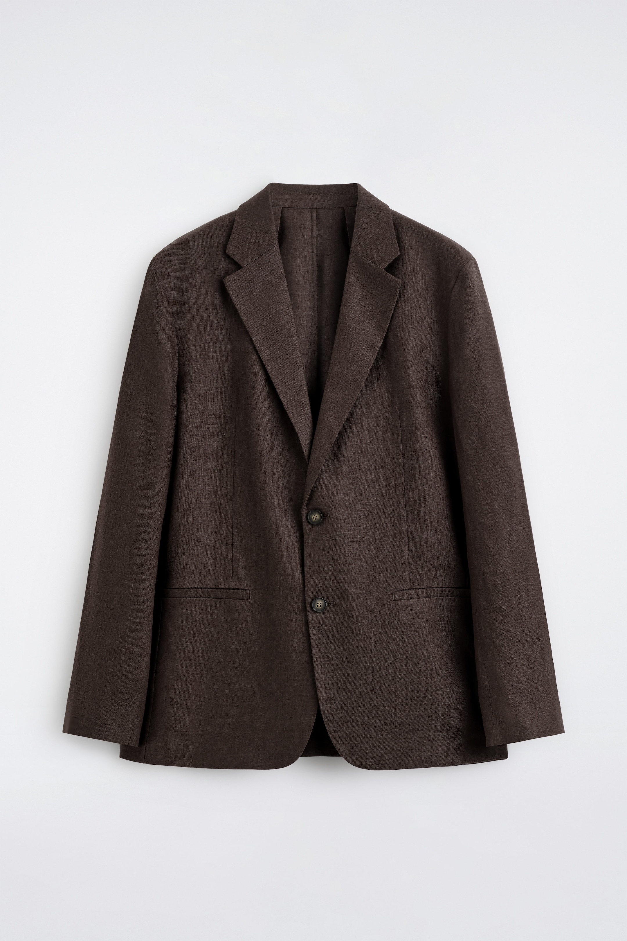 EINREIHIGER BLAZER AUS LEINEN