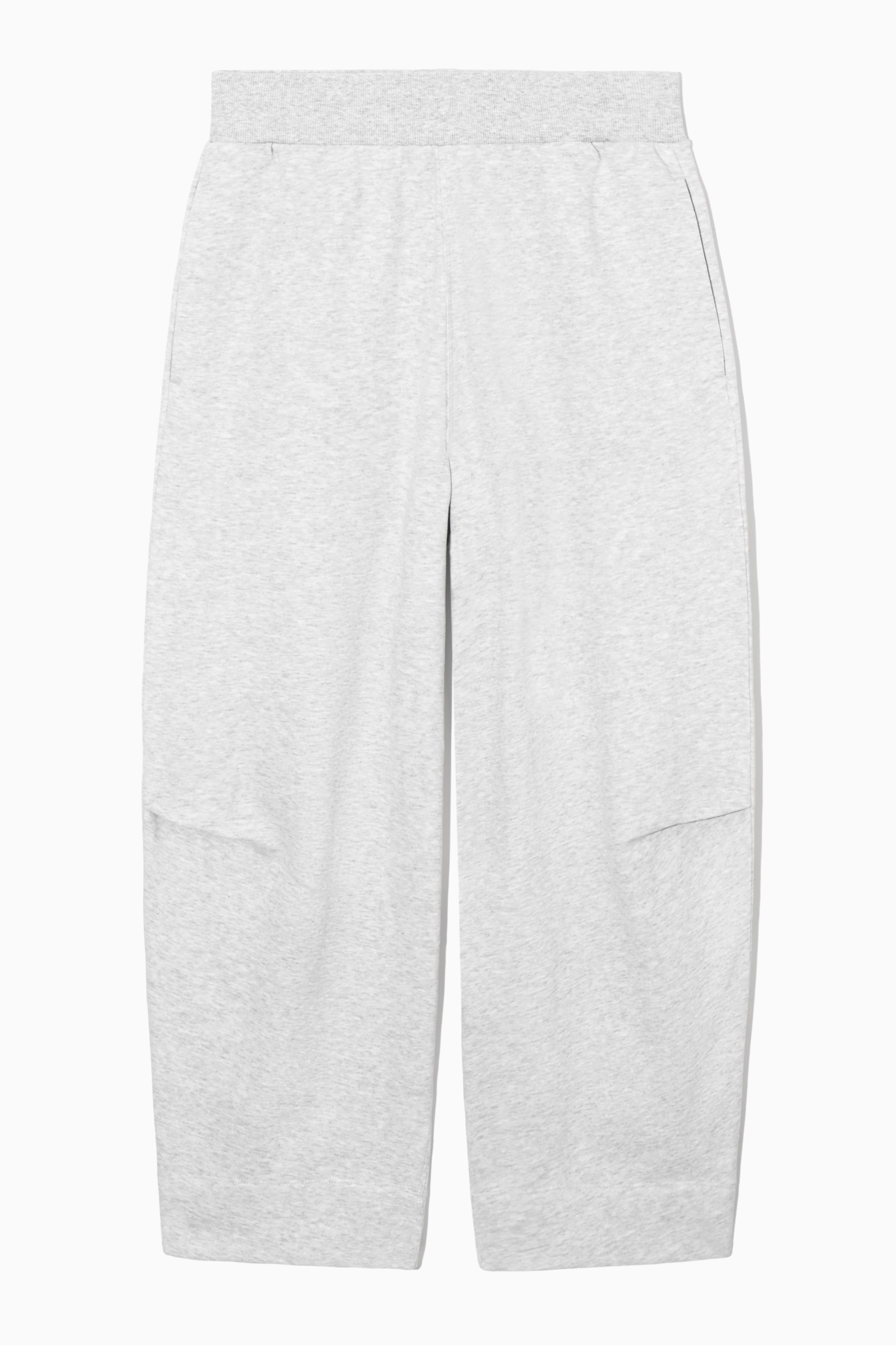 View larger image: BARREL-LEG JOGGERS - LIGHT GREY MÉLANGE - Ladies | H&M GB 1