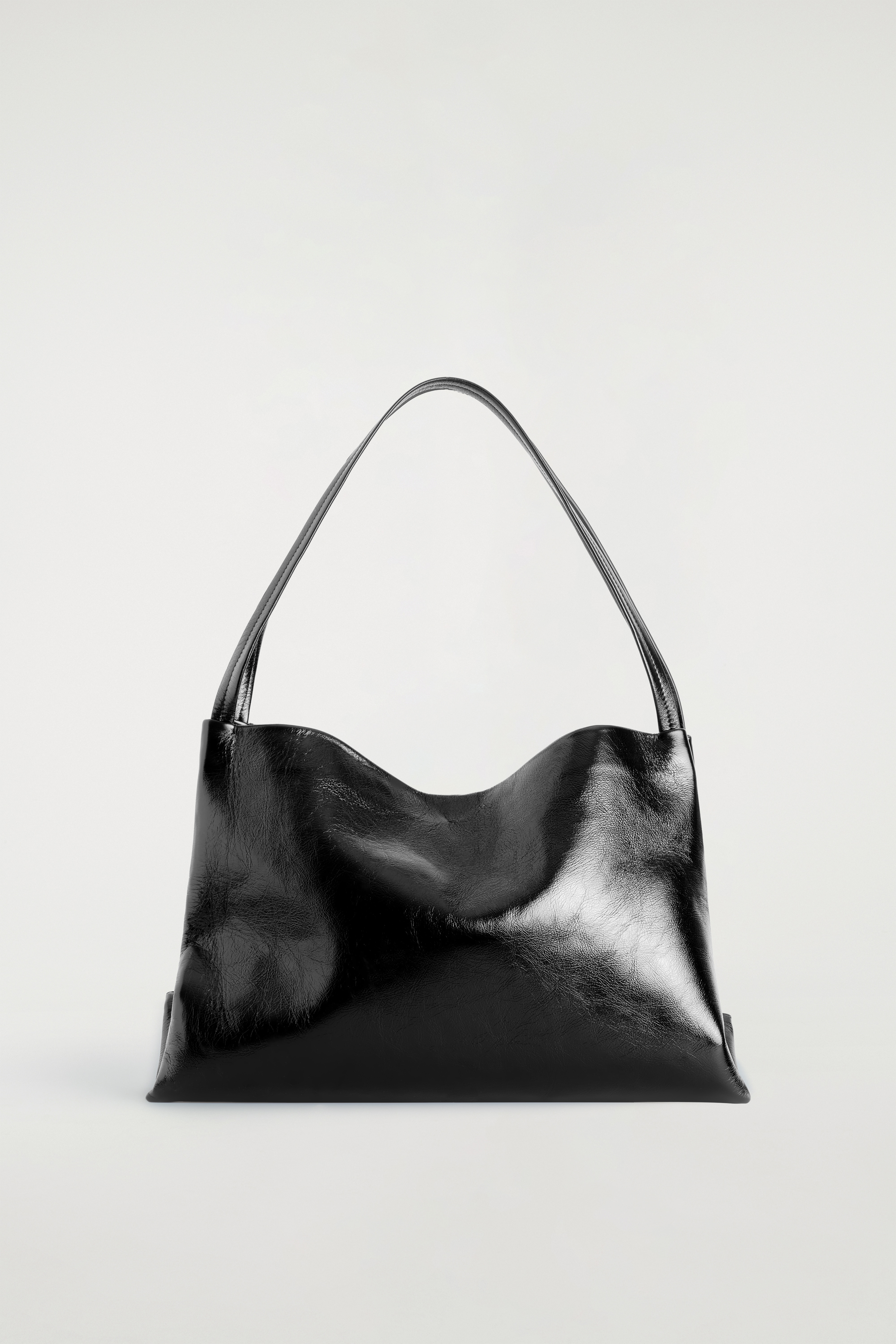 PAVILION TOTE BAG - LEDER - SCHWARZ