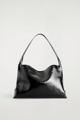 PAVILION TOTE BAG - LEATHER — BLACK 8