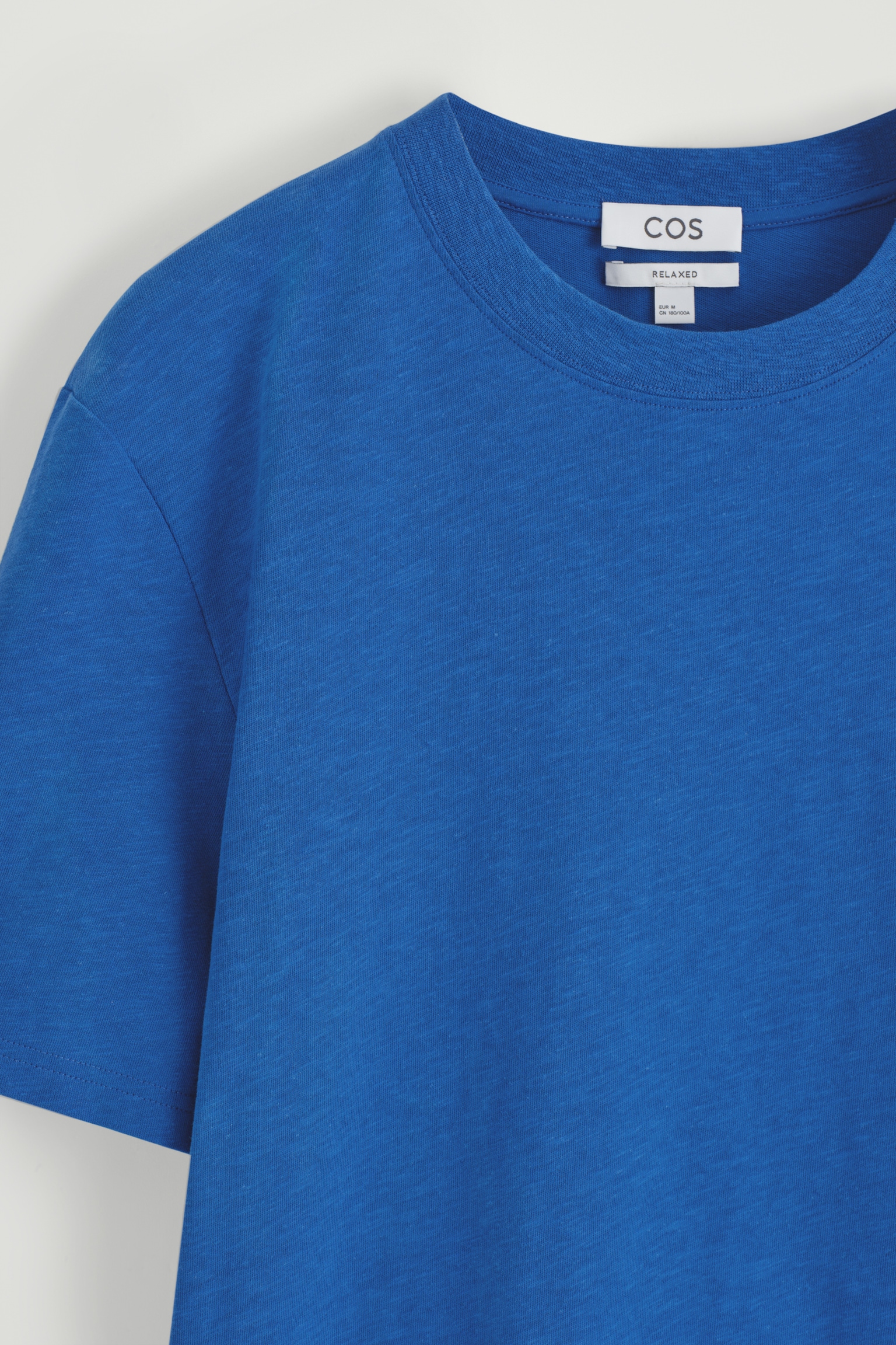 T-SHIRT DÉCONTRACTÉ EN COTON ET LIN FLAMMÉ - BLEU/BLANC/ABRICOT/NOIR - 3