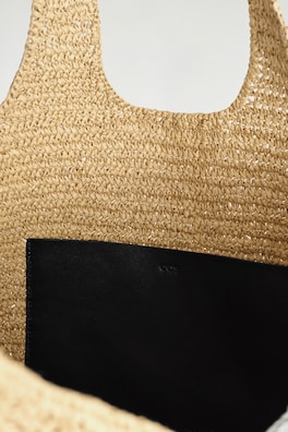 SCULPTED TOTE BAG - PAPER — BEIGE 3