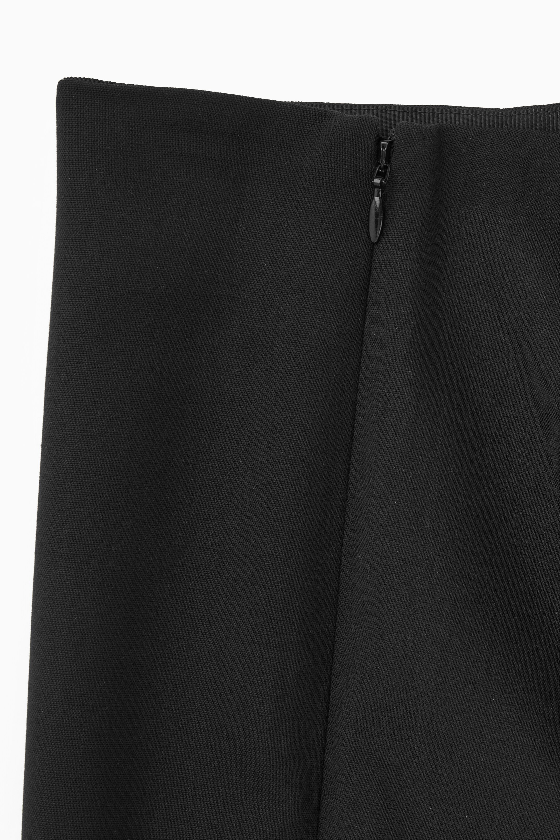View larger image: SLIM WOOL-CREPE BOOTCUT TROUSERS - BLACK - Ladies | H&M GB 2