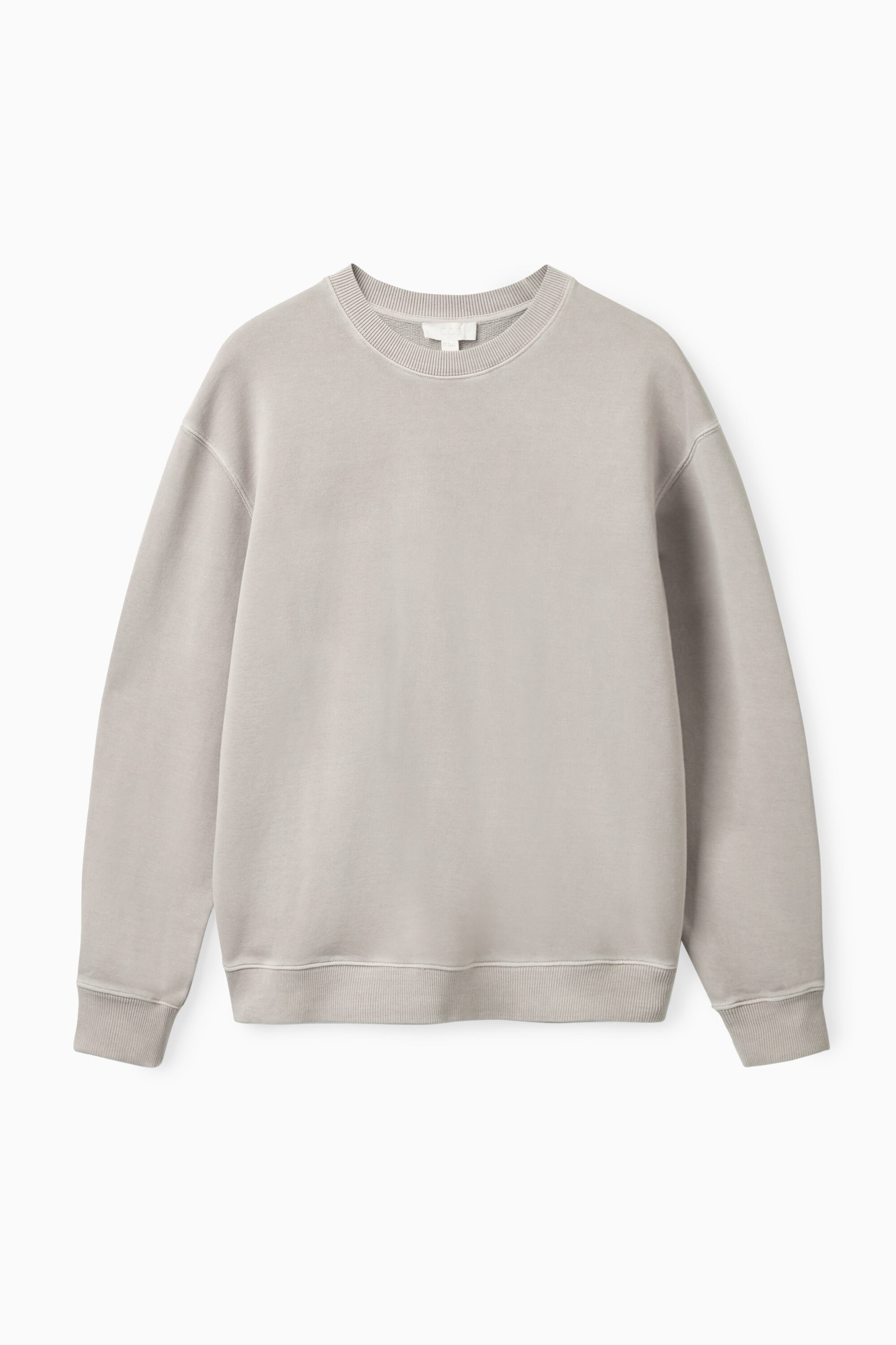 RELAXED-FIT SWEATSHIRT - LIGHT GREY | COS