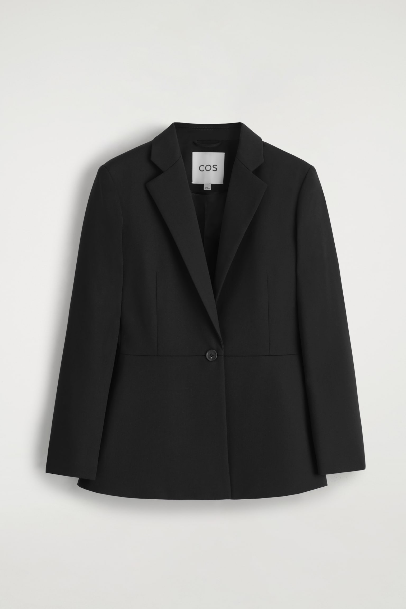 BLAZER CON PEPLUM - NEGRO