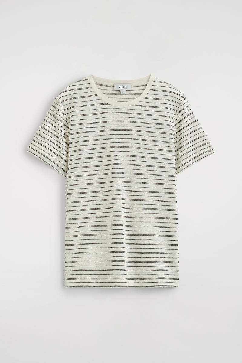 Crew-Neck Linen T-Shirt
