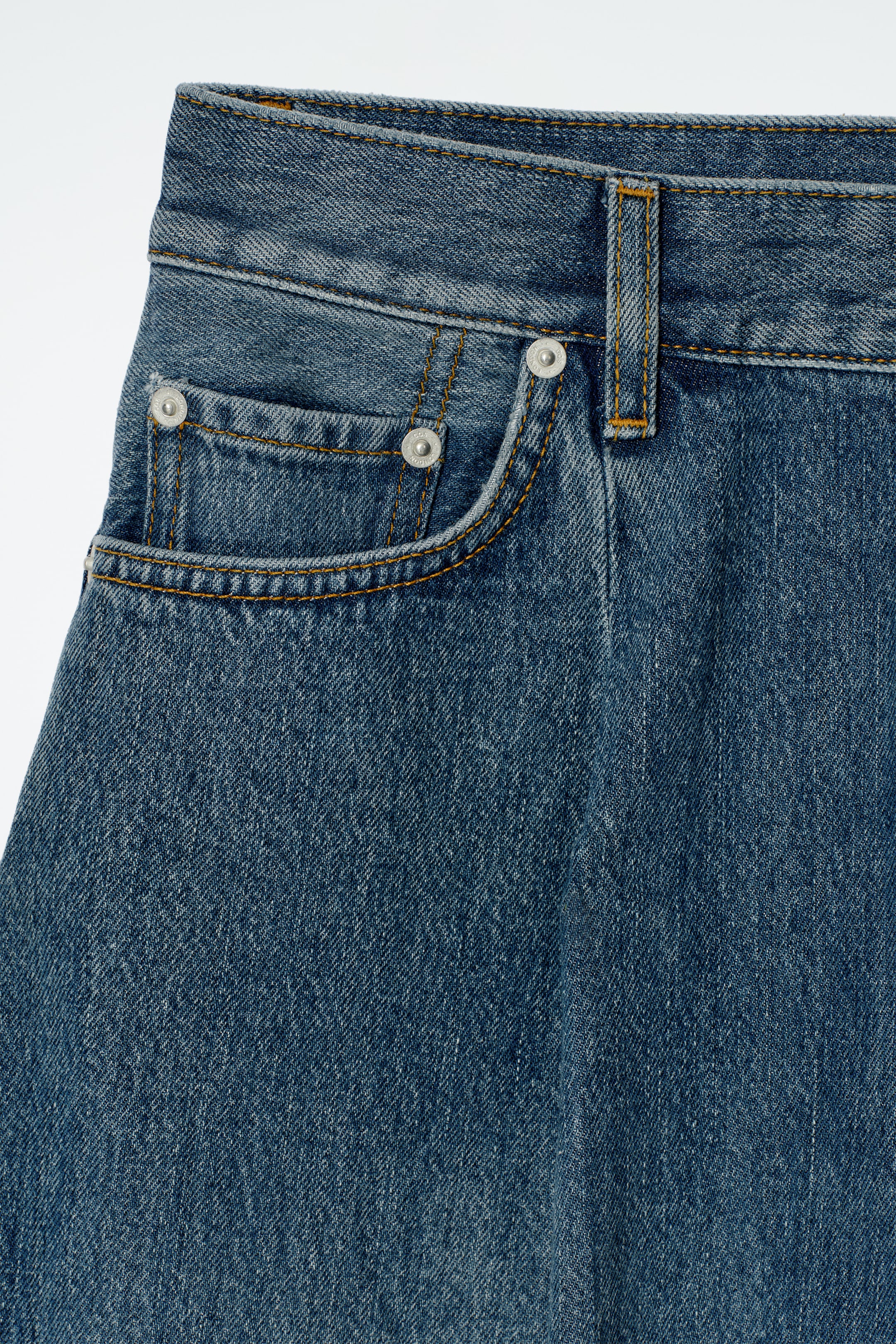View larger image: TWINE BARREL-LEG JEANS - MID BLUE - Ladies | H&M GB 6