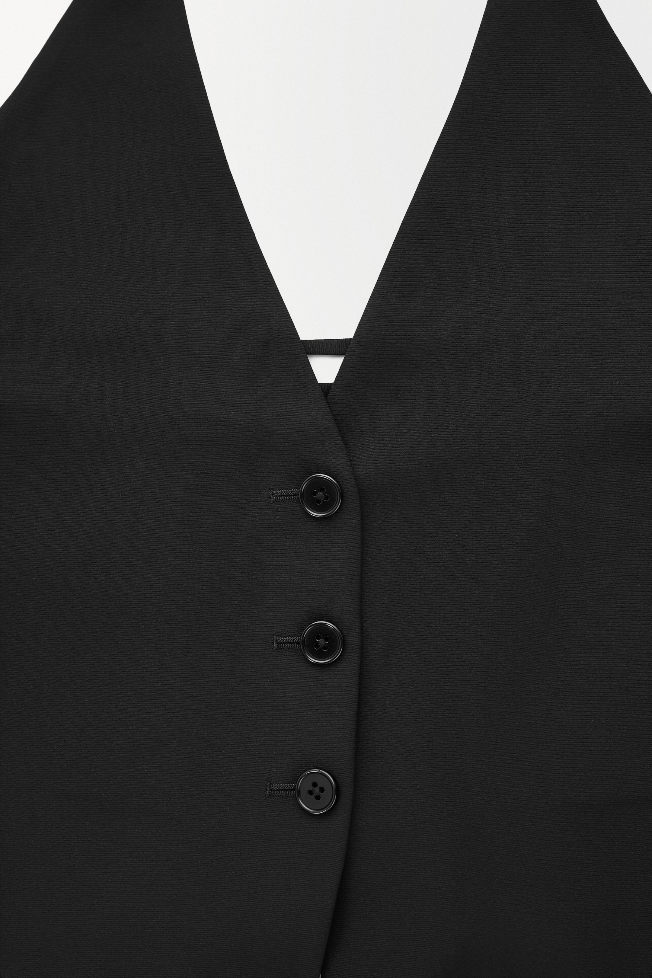 THE HALTERNECK SILK-BLEND VEST