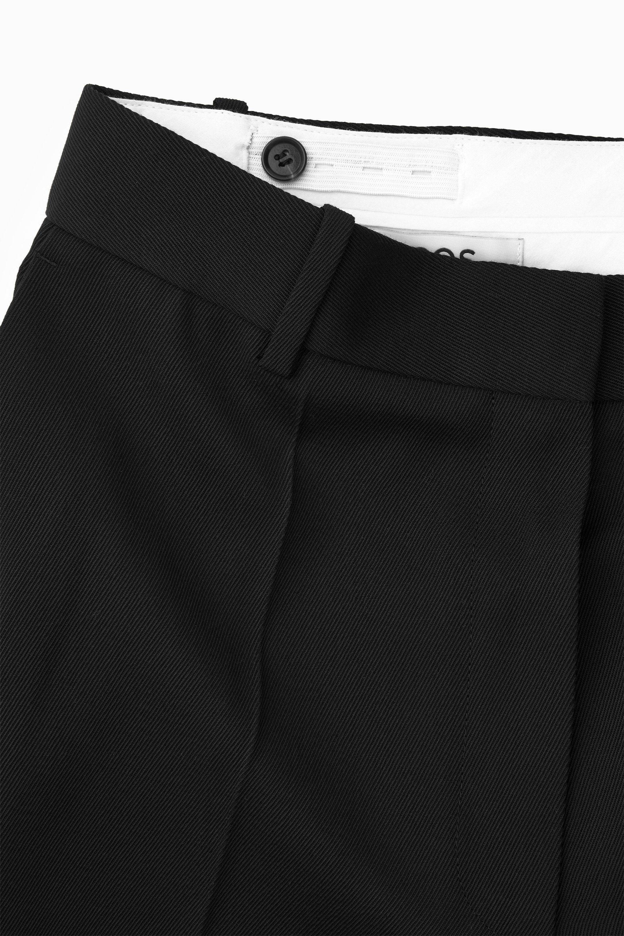 FLARED WOOL PANTS