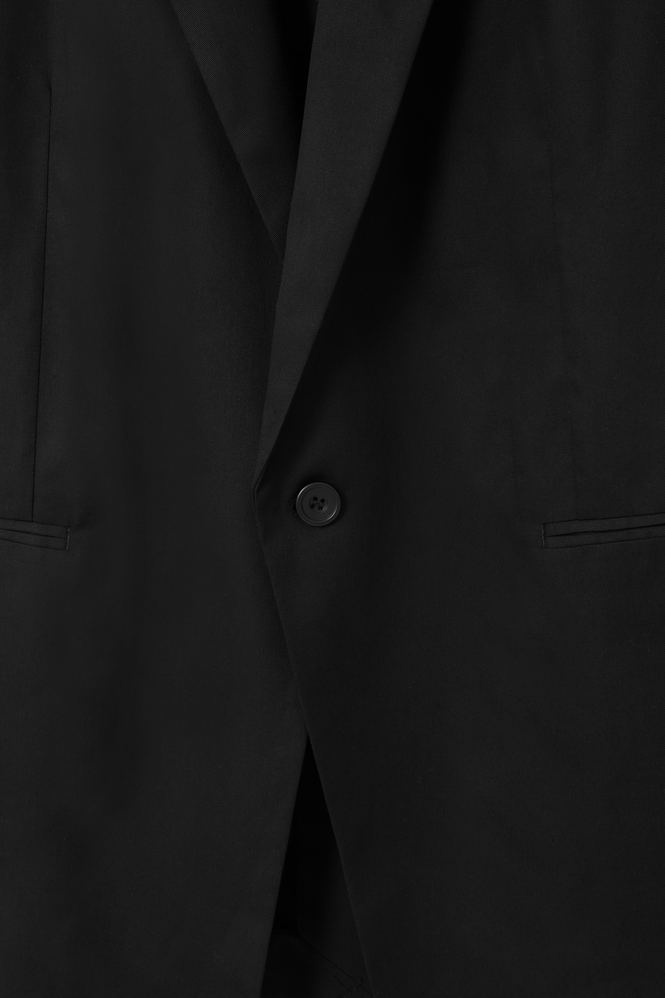 View larger image: RELAXED LONGLINE SINGLE-BREASTED BLAZER - BLACK - Men | H&M GB 3