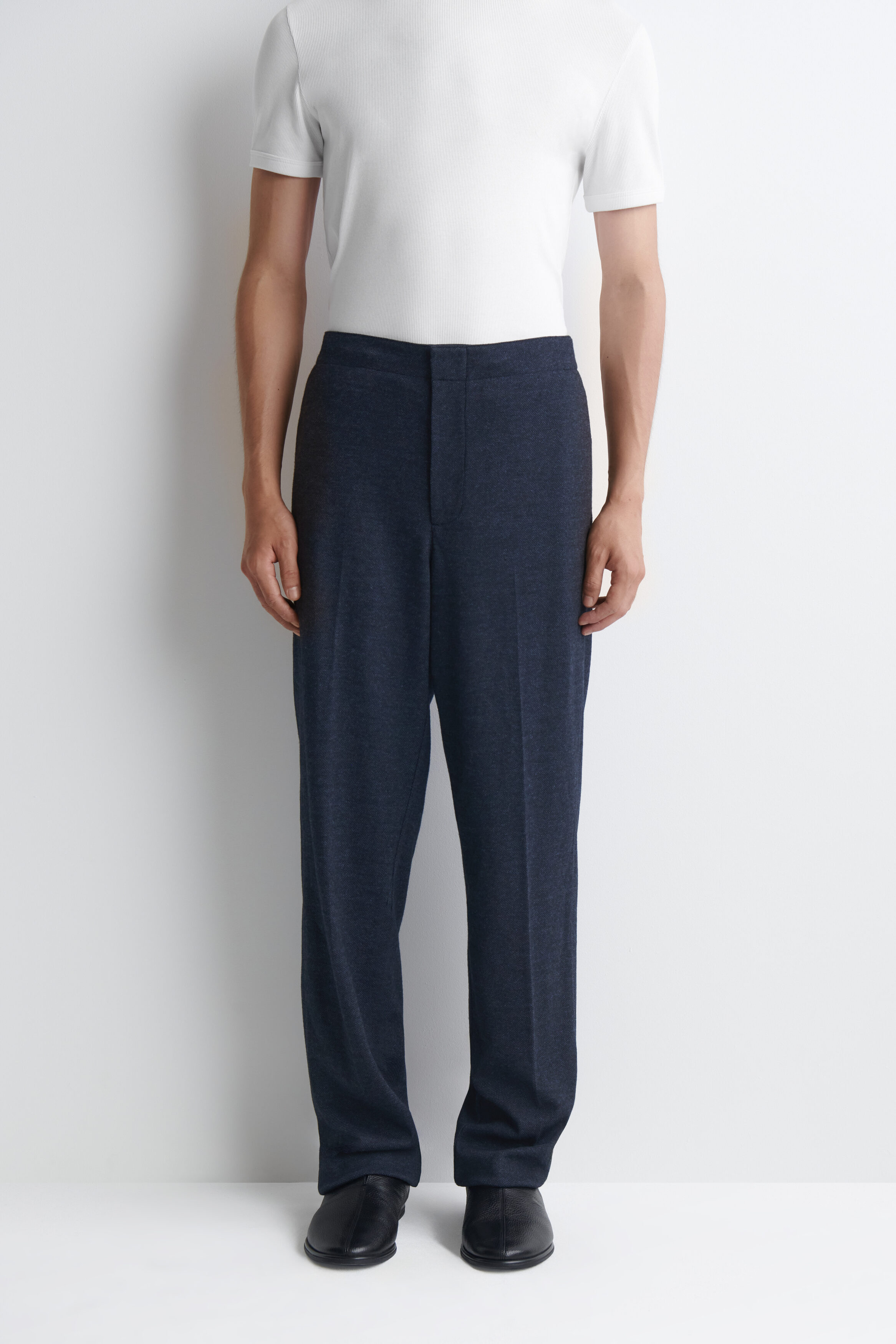 JERSEY RELAXED-FIT STRAIGHT-LEG PANTS - thumbnail 3