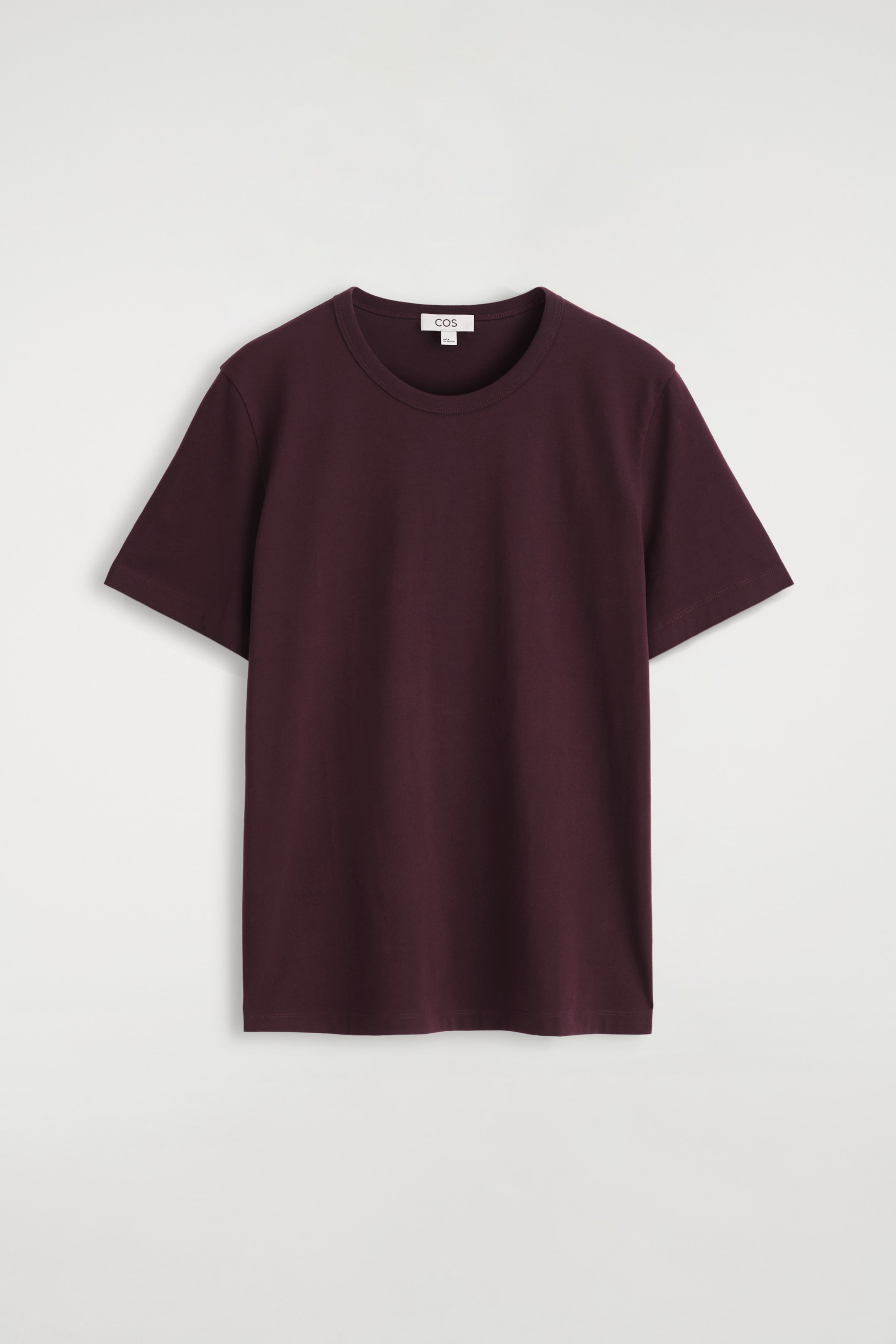 Grösseres Bild ansehen: LEICHTES T-SHIRT AUS GEBÜRSTETER BAUMWOLLE - BURGUNDERROT - HERREN | H&M CH 4
