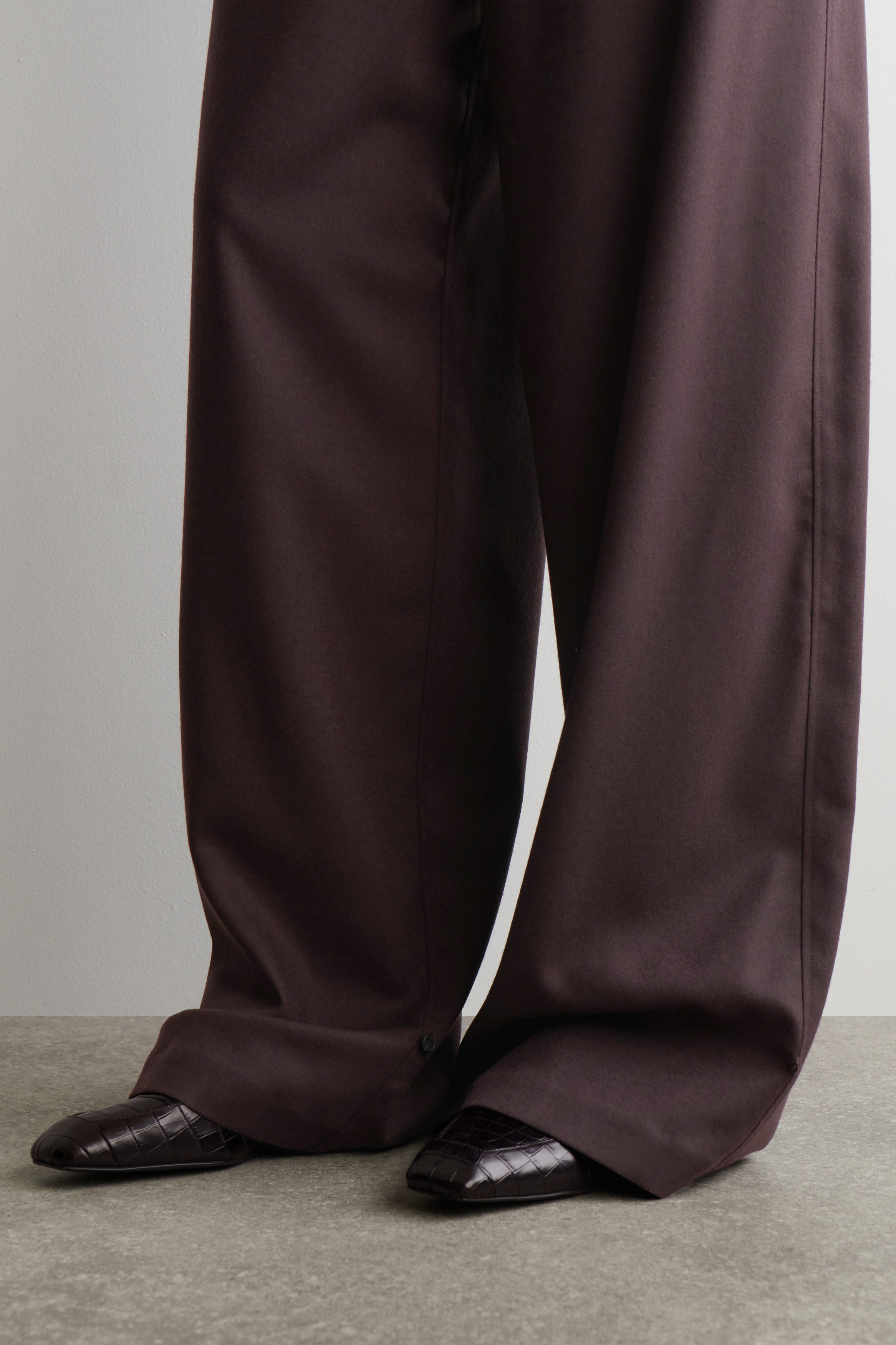 コルニエ WOOL/CASHMERECOLLEGE FLANNEL PANTS コルニエ WOOL/CASHMERECOLLEGE FLANNEL PANTS