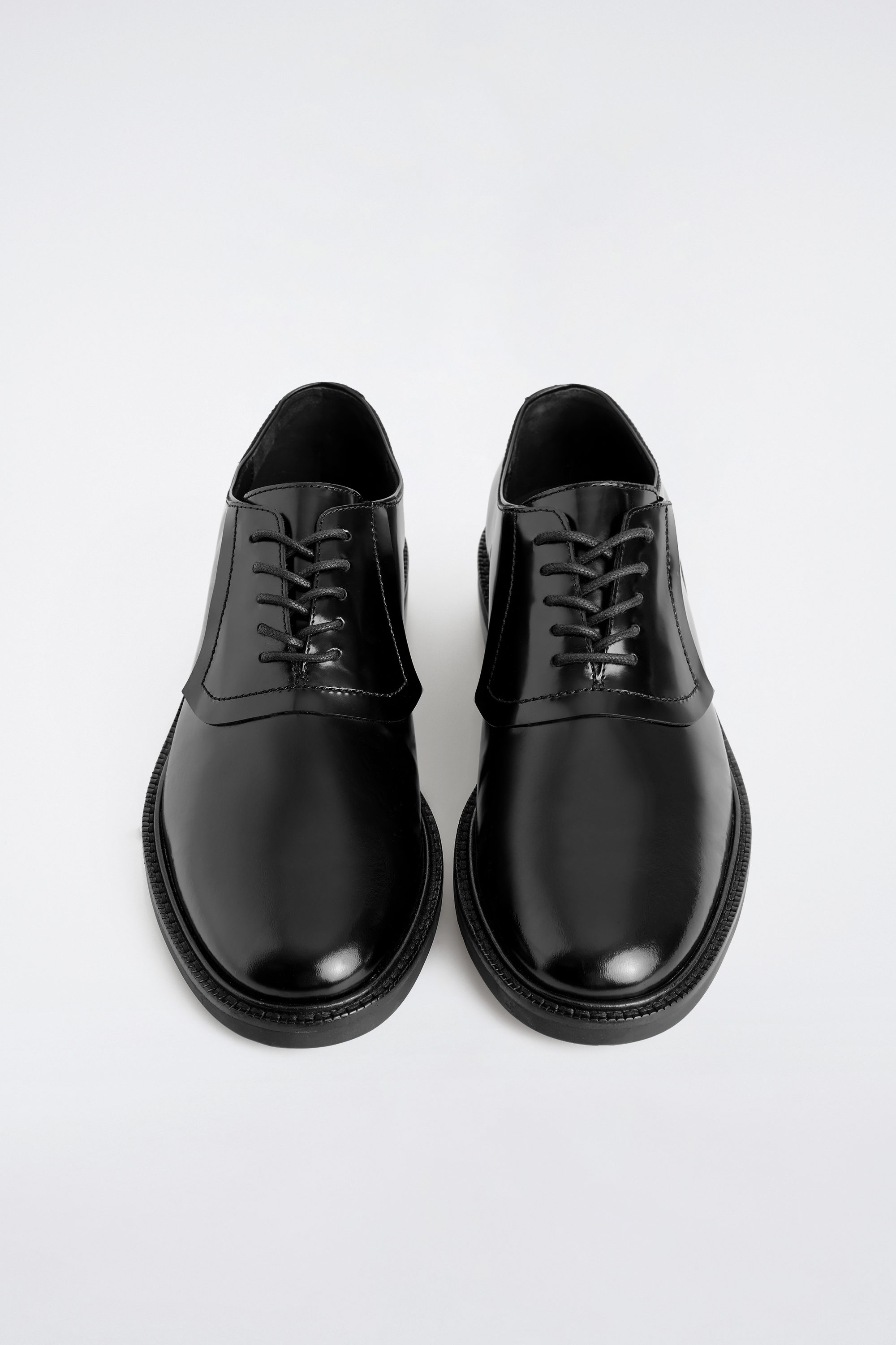 LEATHER OXFORD SHOES - BLACK | COS US