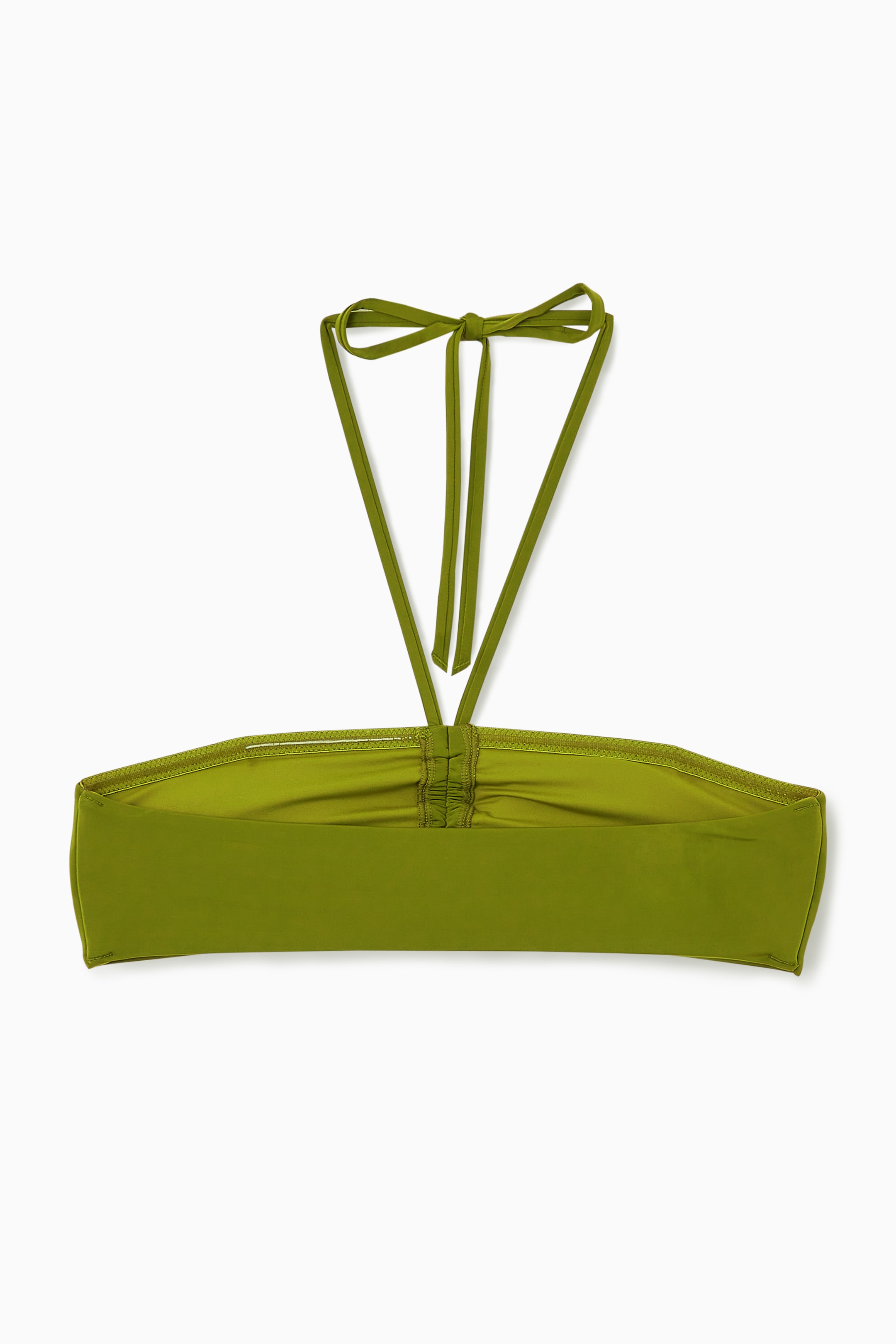 View larger image: HALTERNECK BANDEAU BIKINI TOP - GREEN - Ladies | H&M GB 2