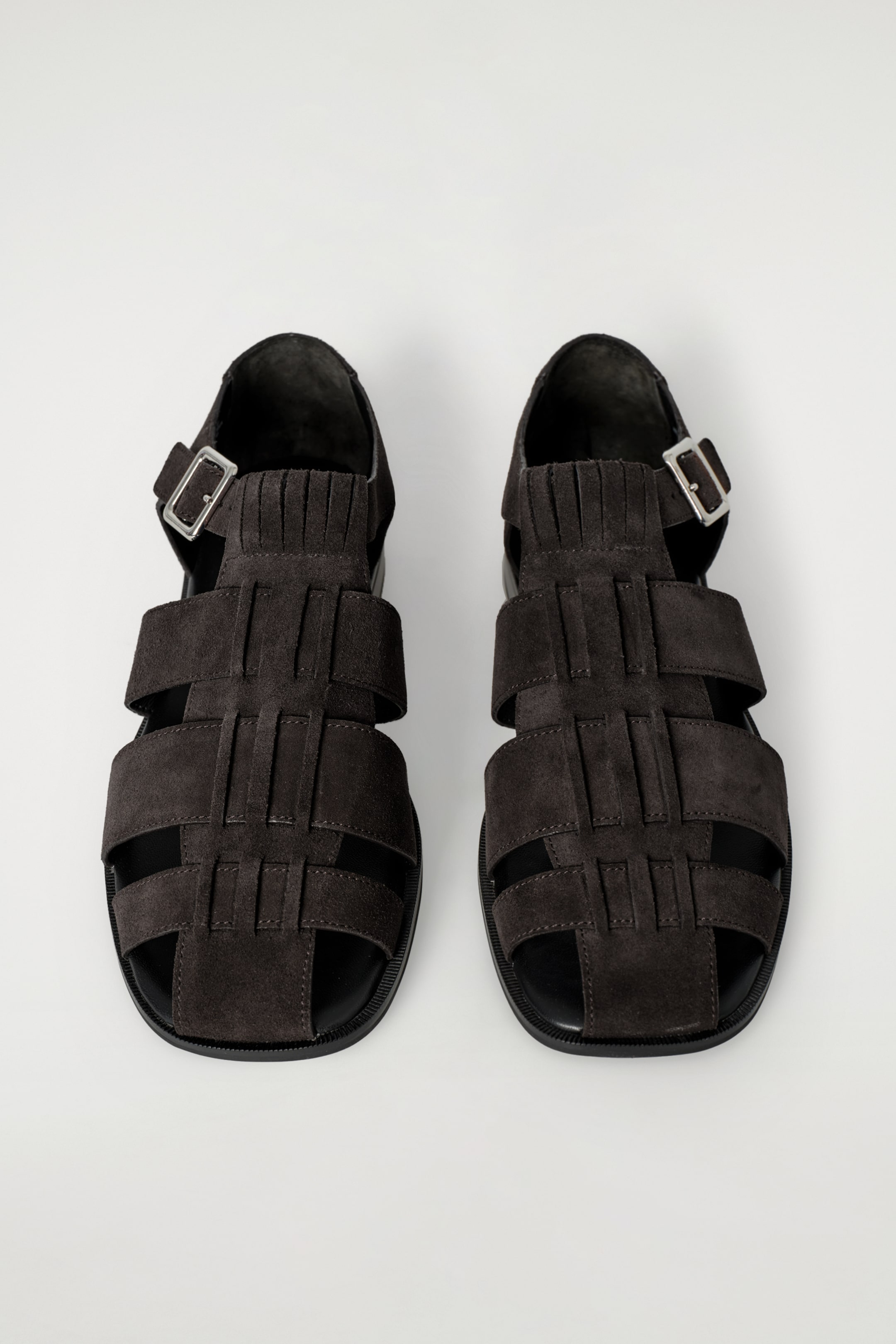 Agrandir l'image: SANDALES SPARTIATES EN DAIM - BRUN - FEMME | H&M CH 6