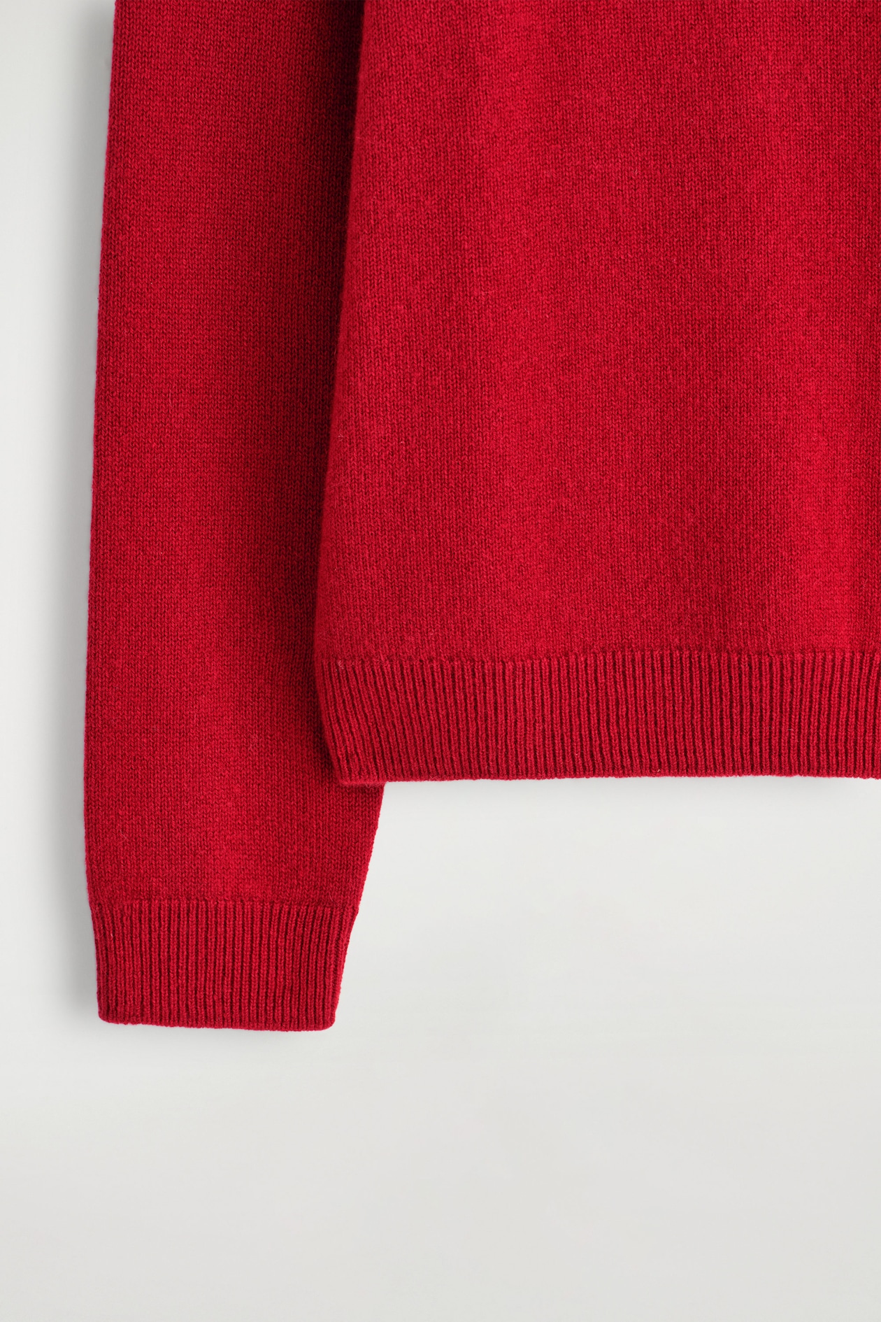 CASHMERE CREW-NECK SWEATER - RED | COS US