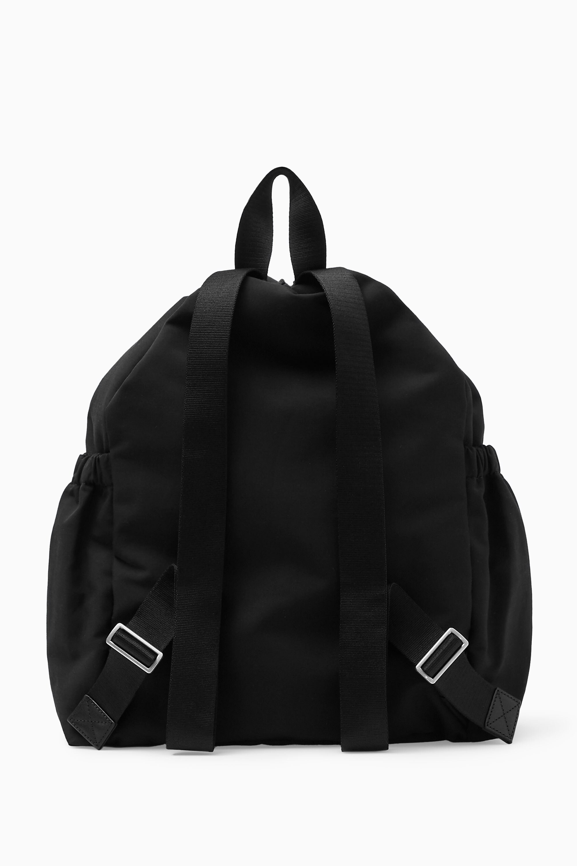 【13MONTH】Recycle String Backpack (BLACK) Gymshark Drawstring Backpack - Black | Gymshark