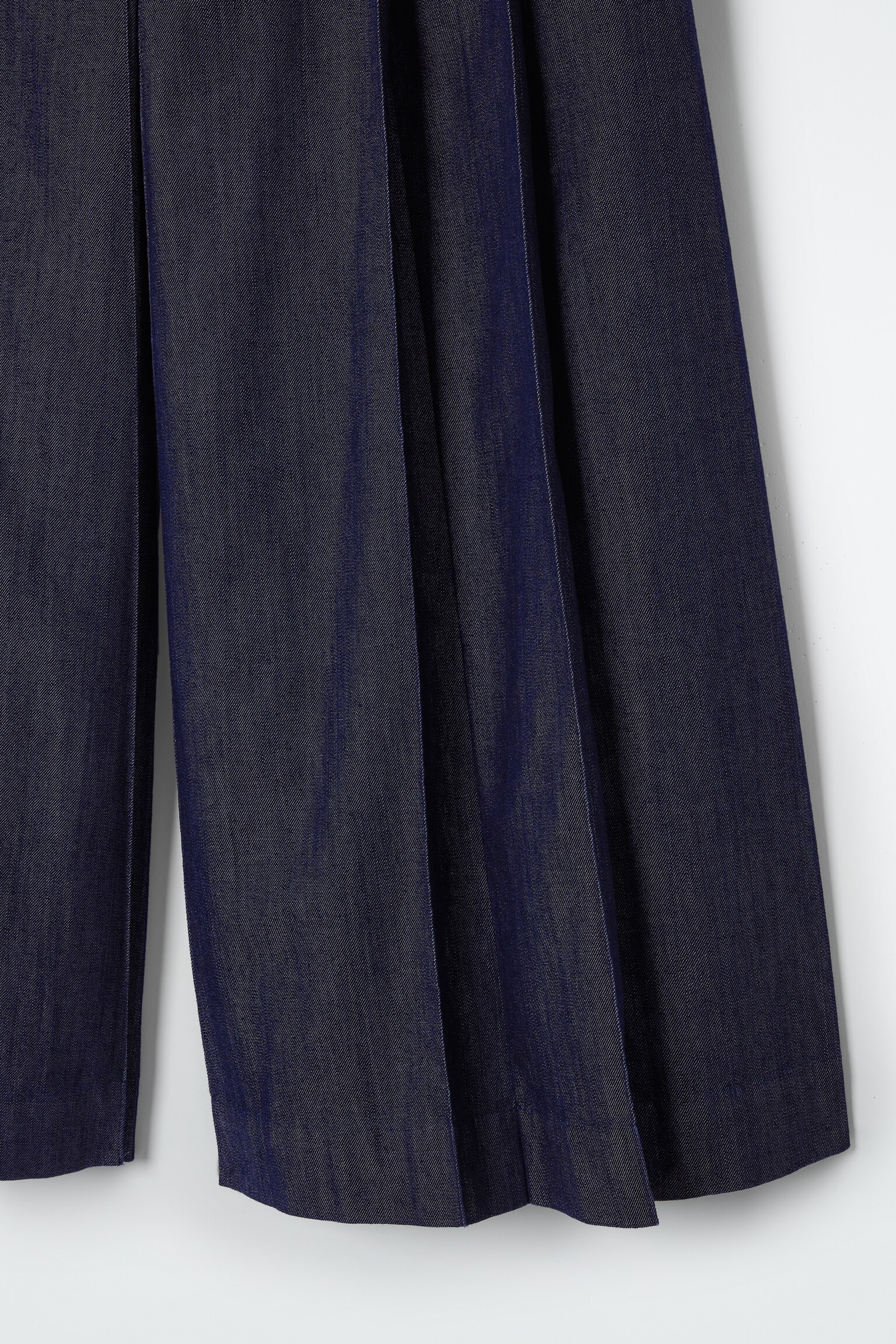 TAILORED DENIM SKORT - INDIGO - 3