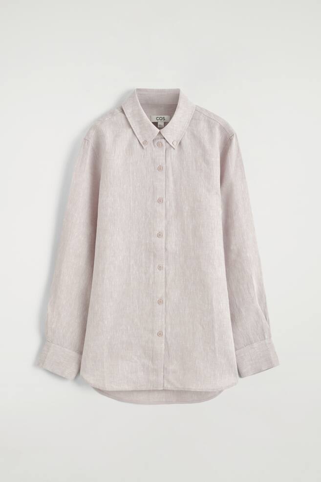 HEMD MIT BUTTON-DOWN-KRAGEN - HELLROSA/NAVYBLAU - 1
