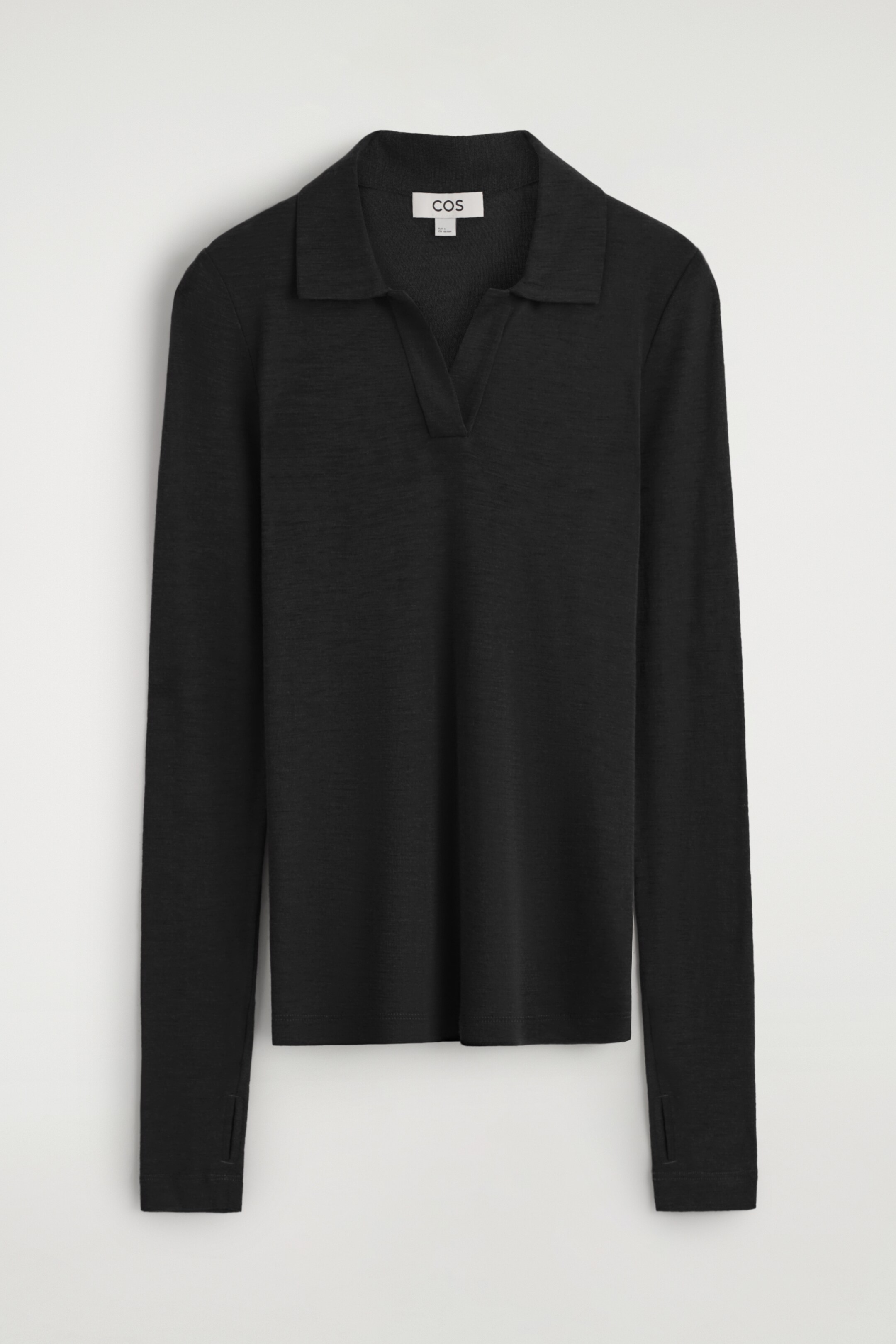 Ver imagen más grande: POLO DE LANA MERINO - NEGRO - MUJER | H&M ES 6