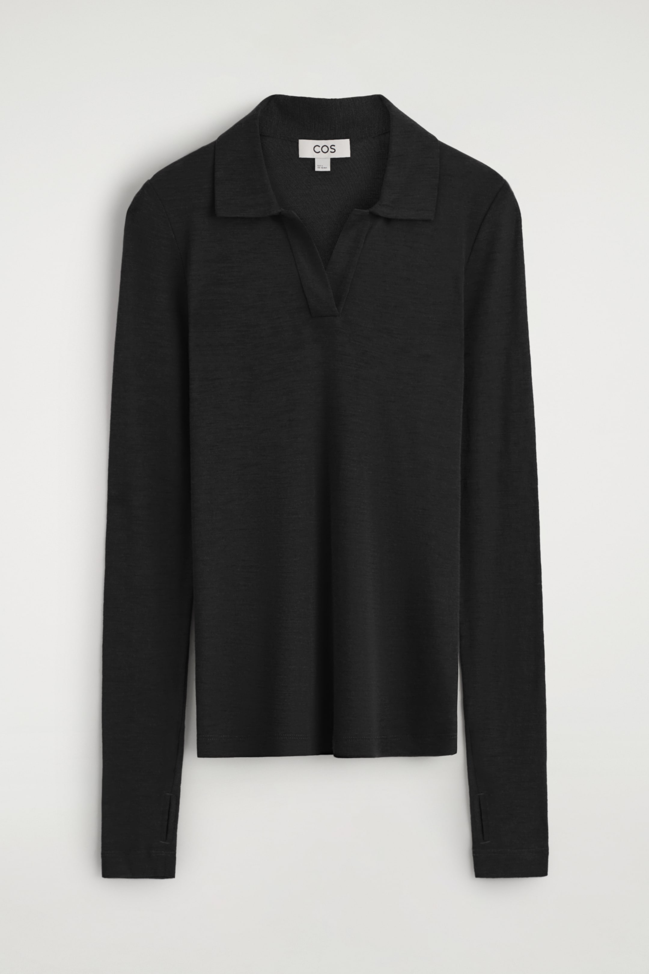 Visualizza immagine più grande: POLO IN LANA MERINO - NERO - DONNA | H&M IT 6