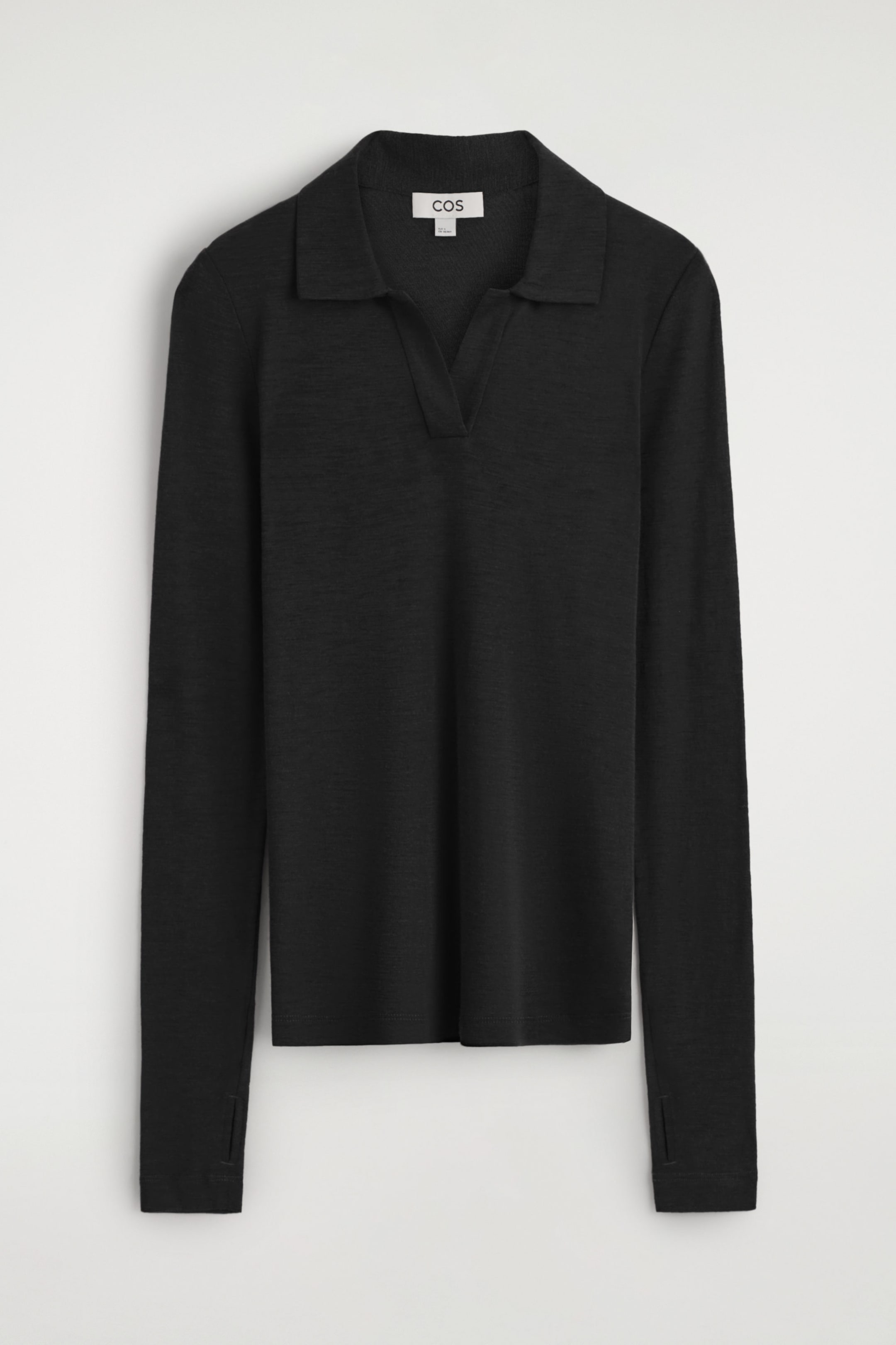 MERINO WOOL POLO SHIRT