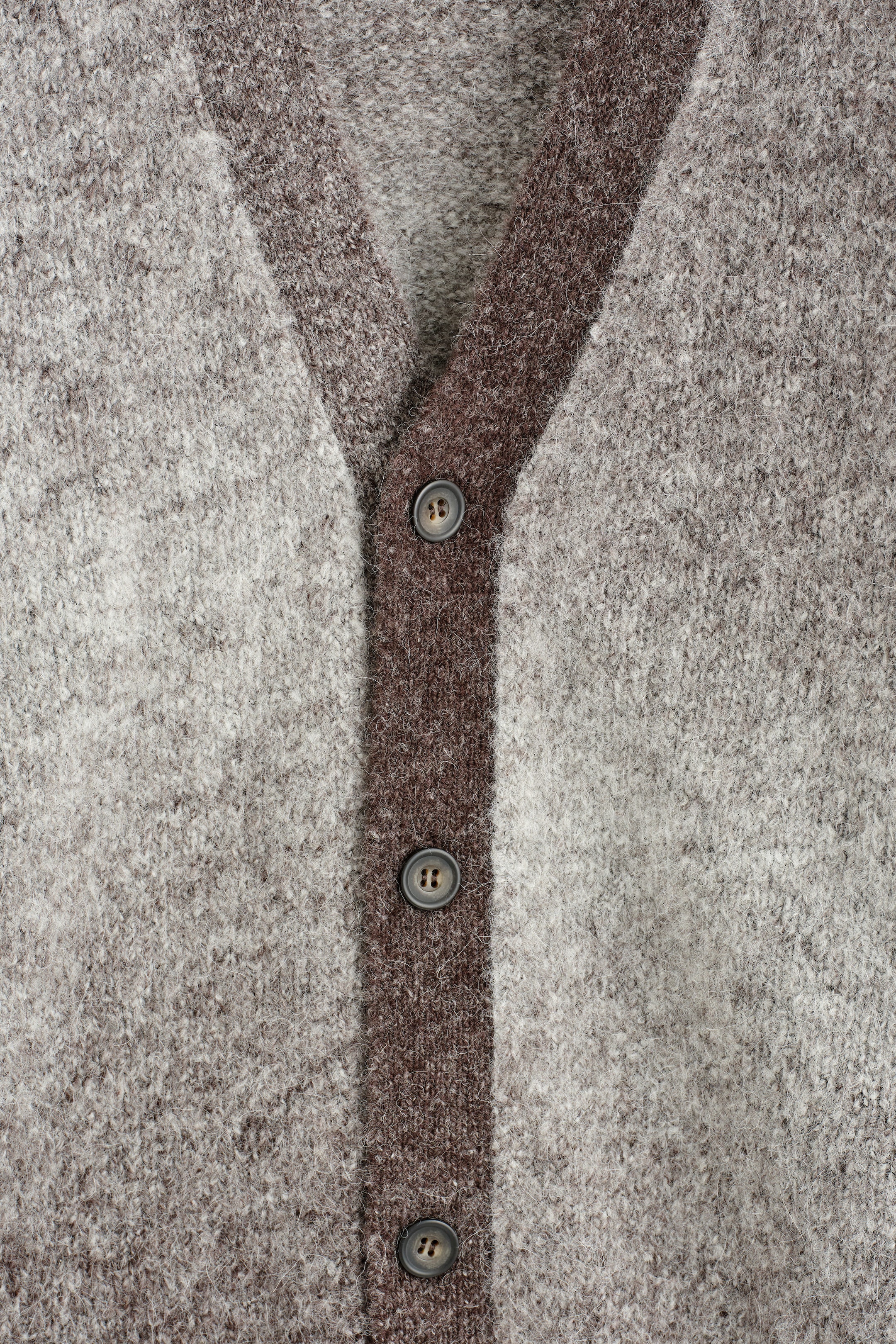 DEGRADE ALPACA-BLEND CARDIGAN