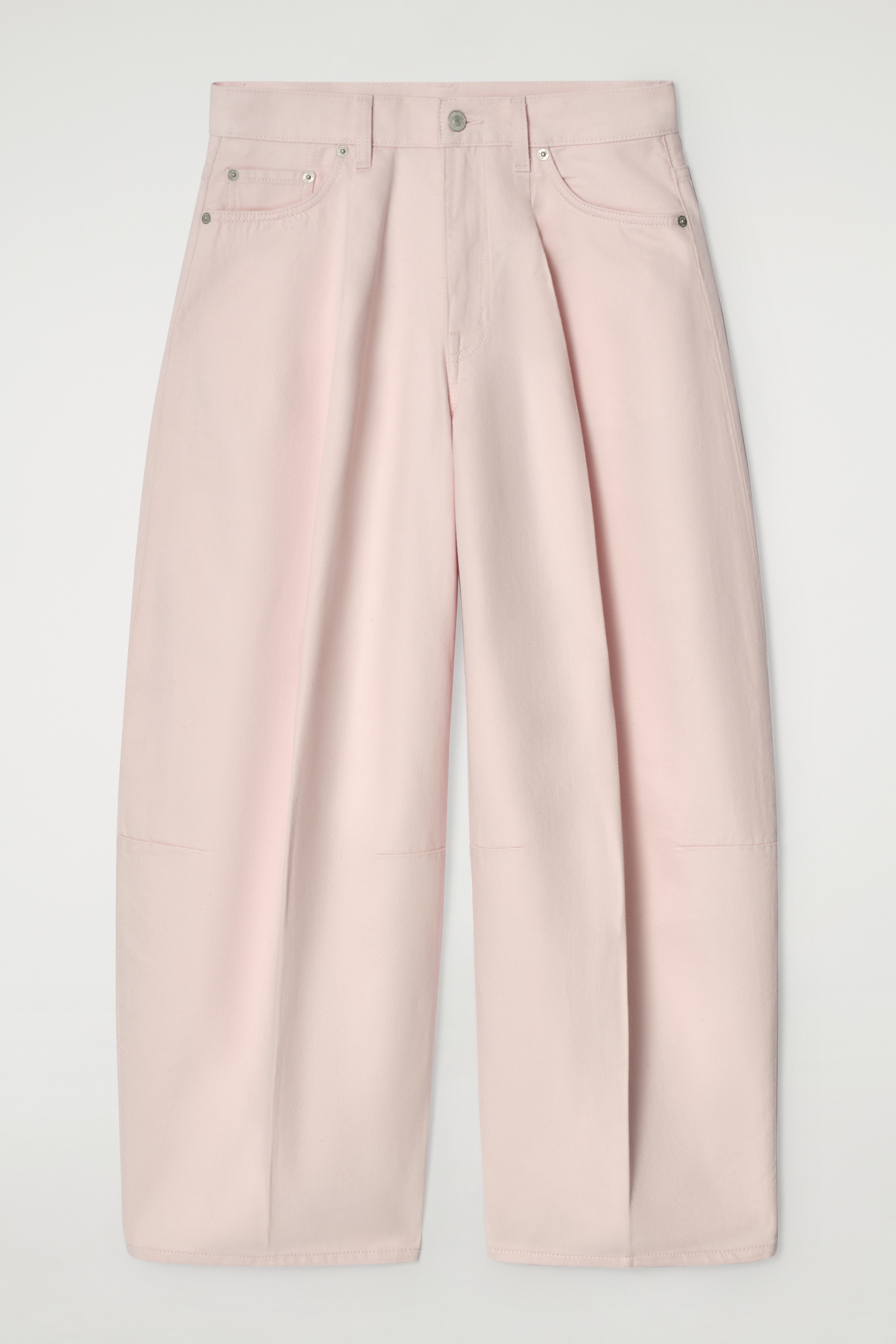 TWINE BARREL-LEG JEANS - LIGHT PINK/LIGHT-BEIGE/DARK BLUE/MID BLUE