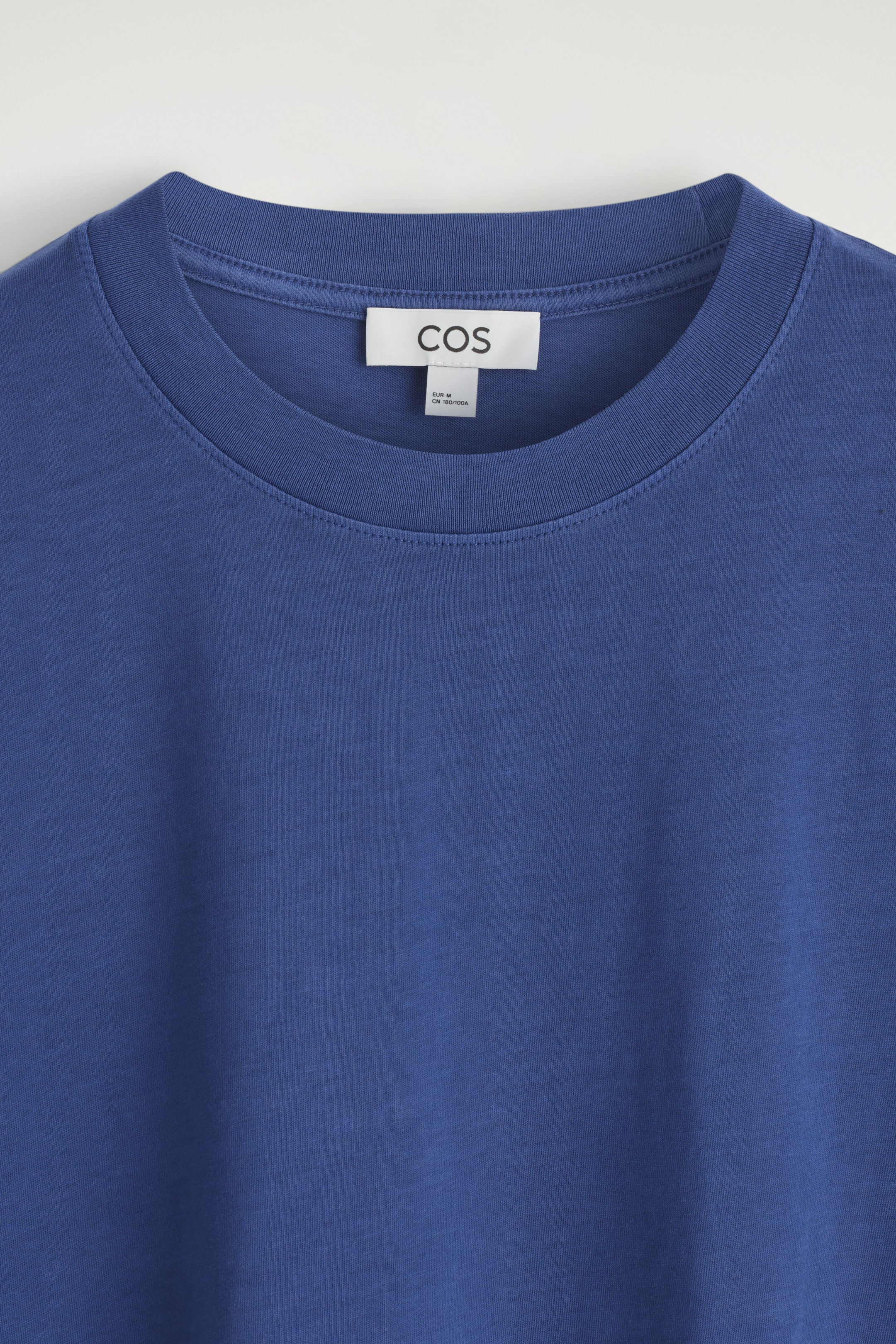View larger image: RELAXED LIGHTWEIGHT COTTON T-SHIRT - DARK BLUE - Men | H&M GB 6