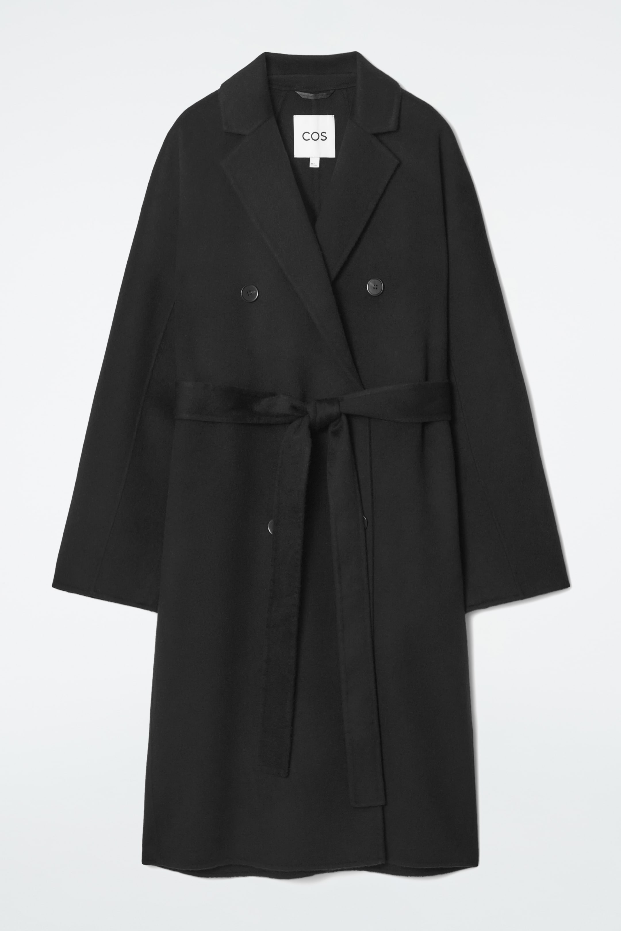 View larger image: OVERSIZED DOUBLE-BREASTED WOOL COAT - BLACK - Ladies | H&M GB 1