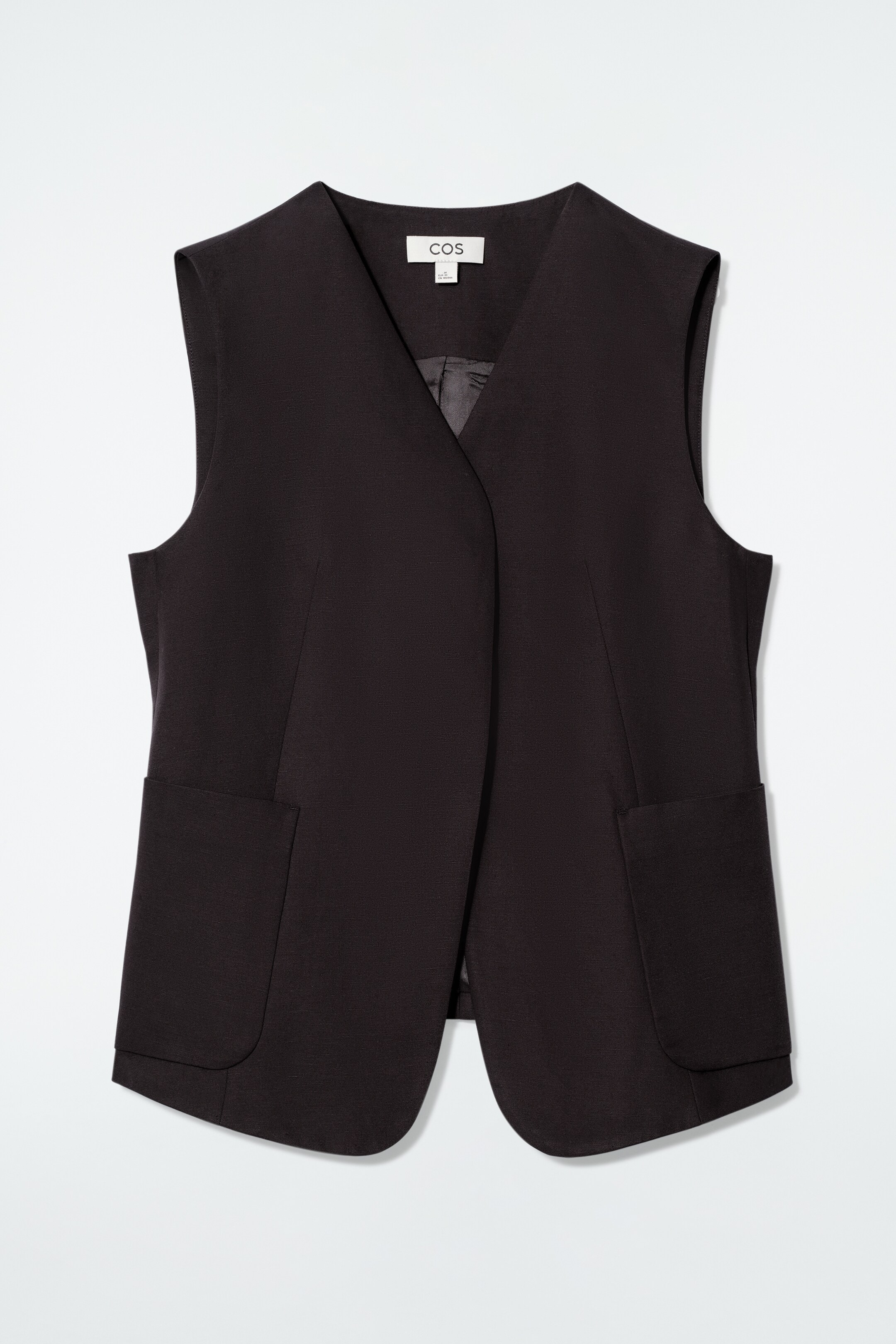 Vezi imaginea mai mare: VESTĂ PETRECUTĂ DIN AMESTEC DE IN - MARRON ÎNCHIS - FEMEI | H&M RO 5