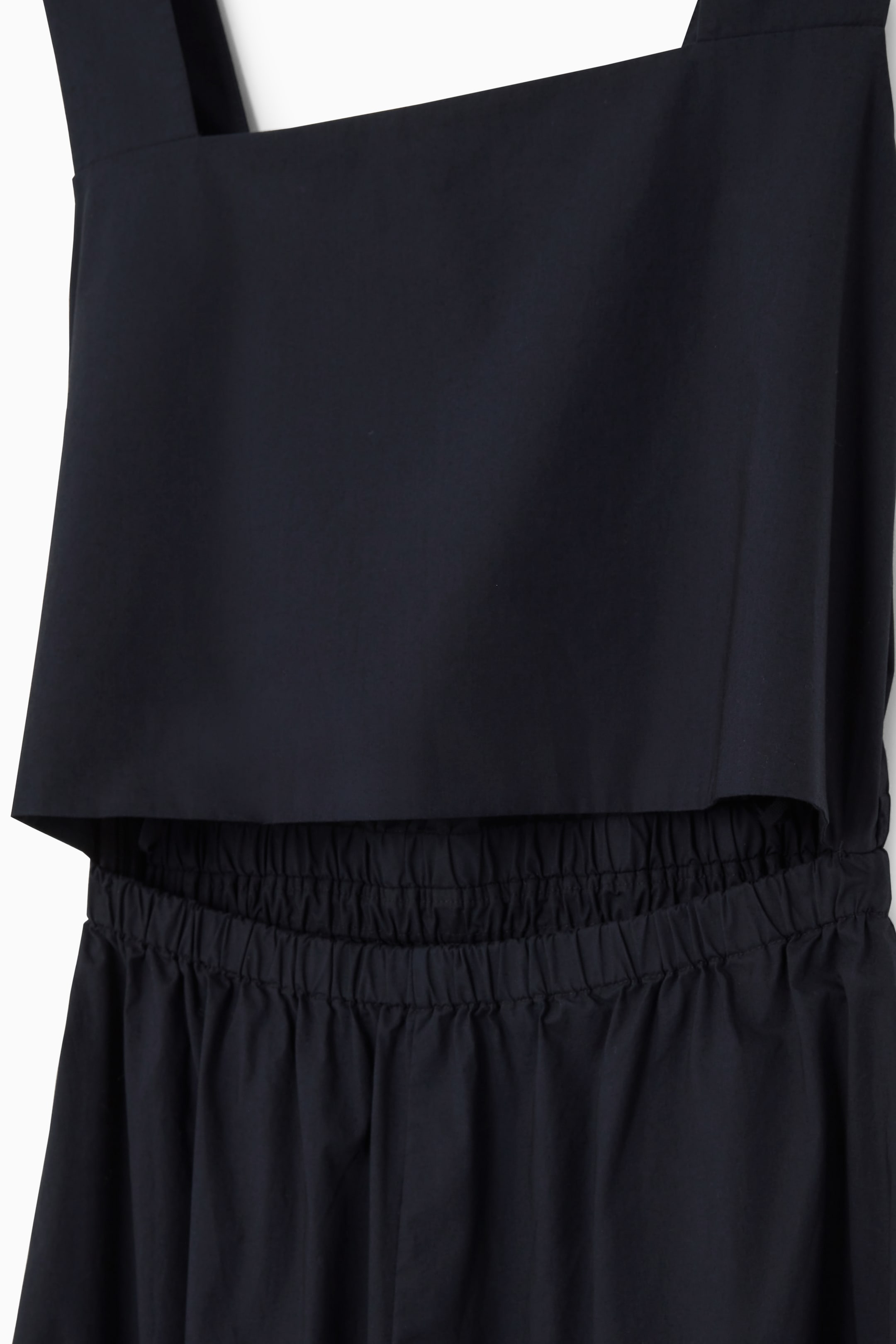 Agrandir l'image: COMBINAISON FRONCÉE DOS AJOURÉ - BLEU MARINE - FEMME | H&M CH 2