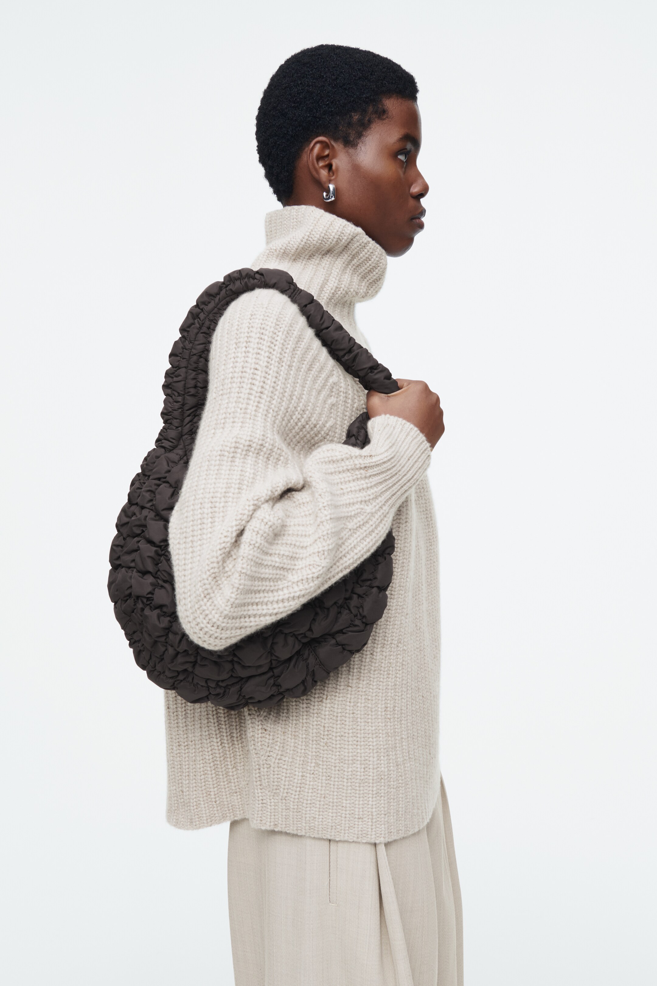 Visualizza immagine più grande: BORSA MINI TRAPUNTATA - MARRONE SCURO - DONNA | H&M IT 1