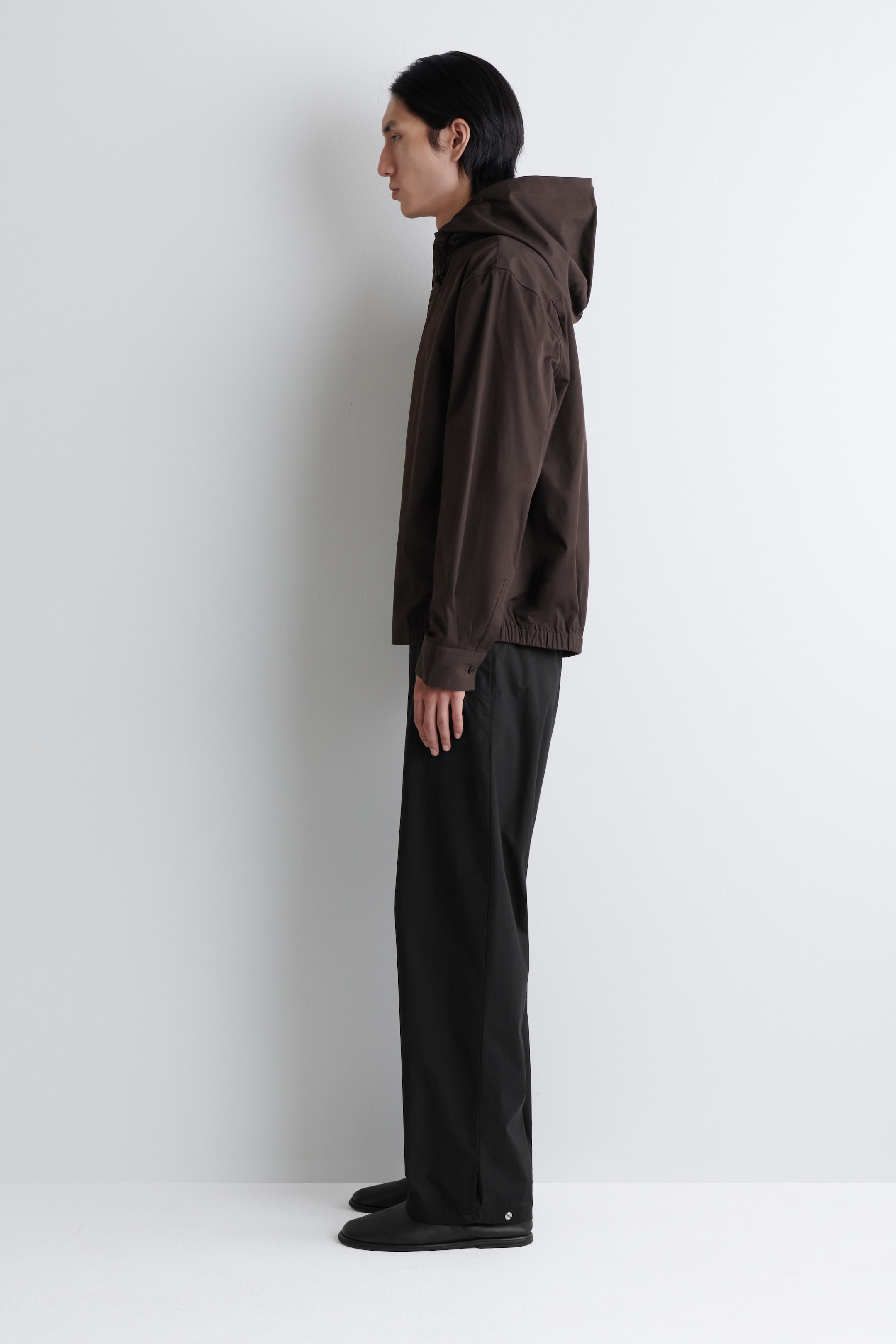 Visualizza immagine più grande: CAMICIA IN COTONE CON CAPPUCCIO - MARRONE SCURO - UOMO | H&M IT 3