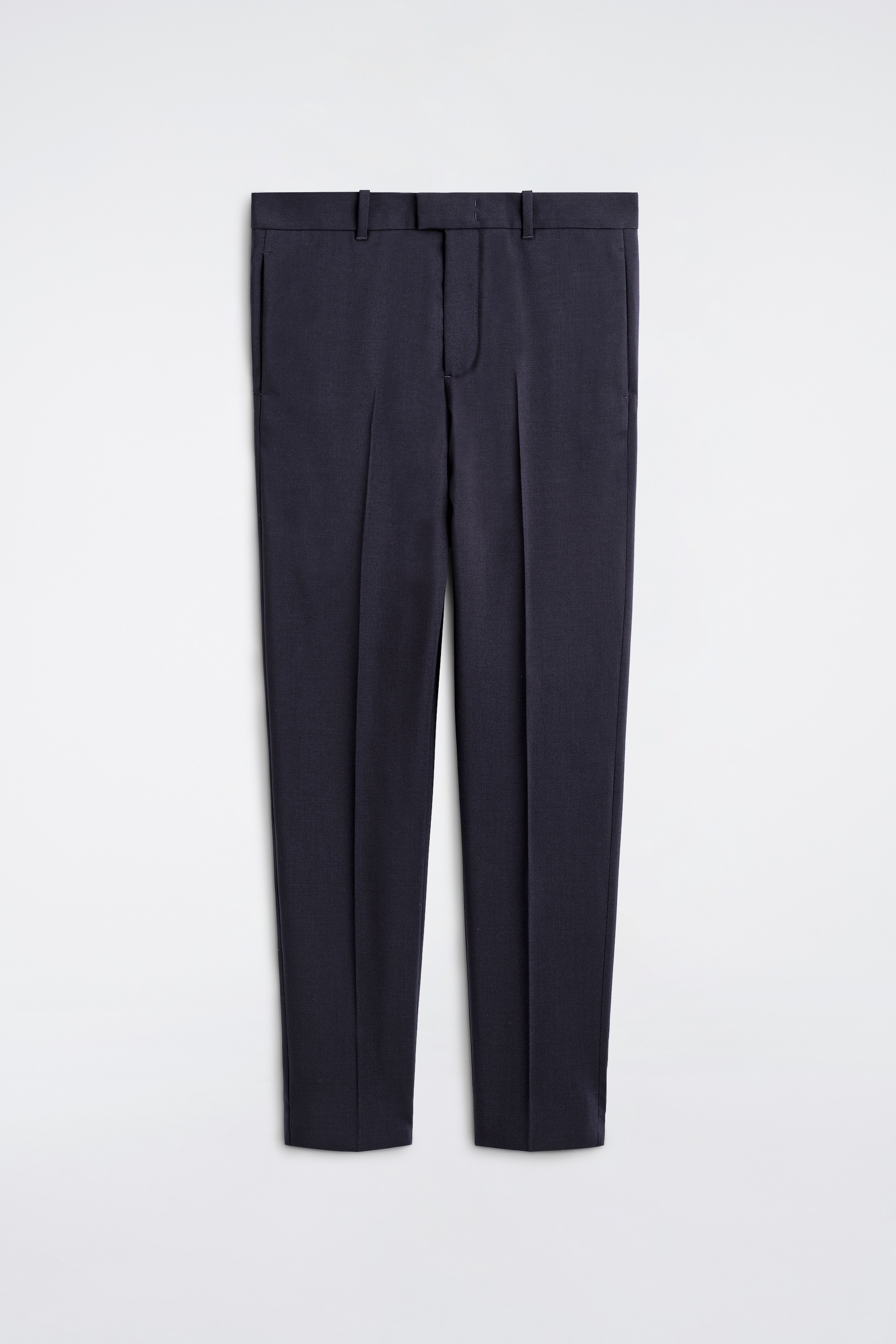 PANTALONI SLIM IN LANA A GAMBA DRITTA
