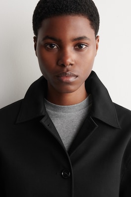 ROUNDED JERSEY JACKET — BLACK 5