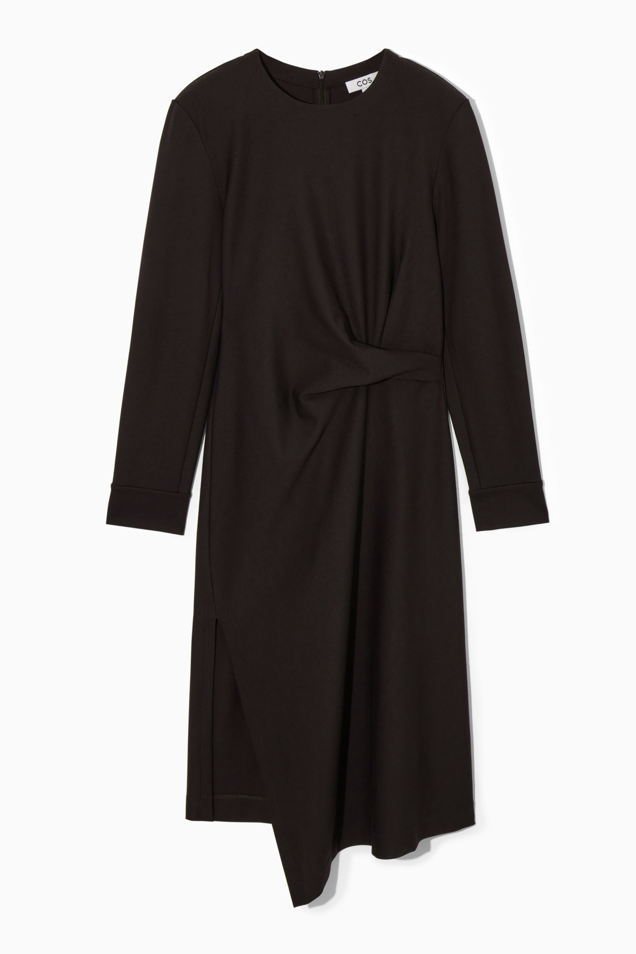 Grösseres Bild ansehen: MIDIKLEID MIT MARKANTER SCHULTERPARTIE - DUNKELBRAUN - DAMEN | H&M CH 1