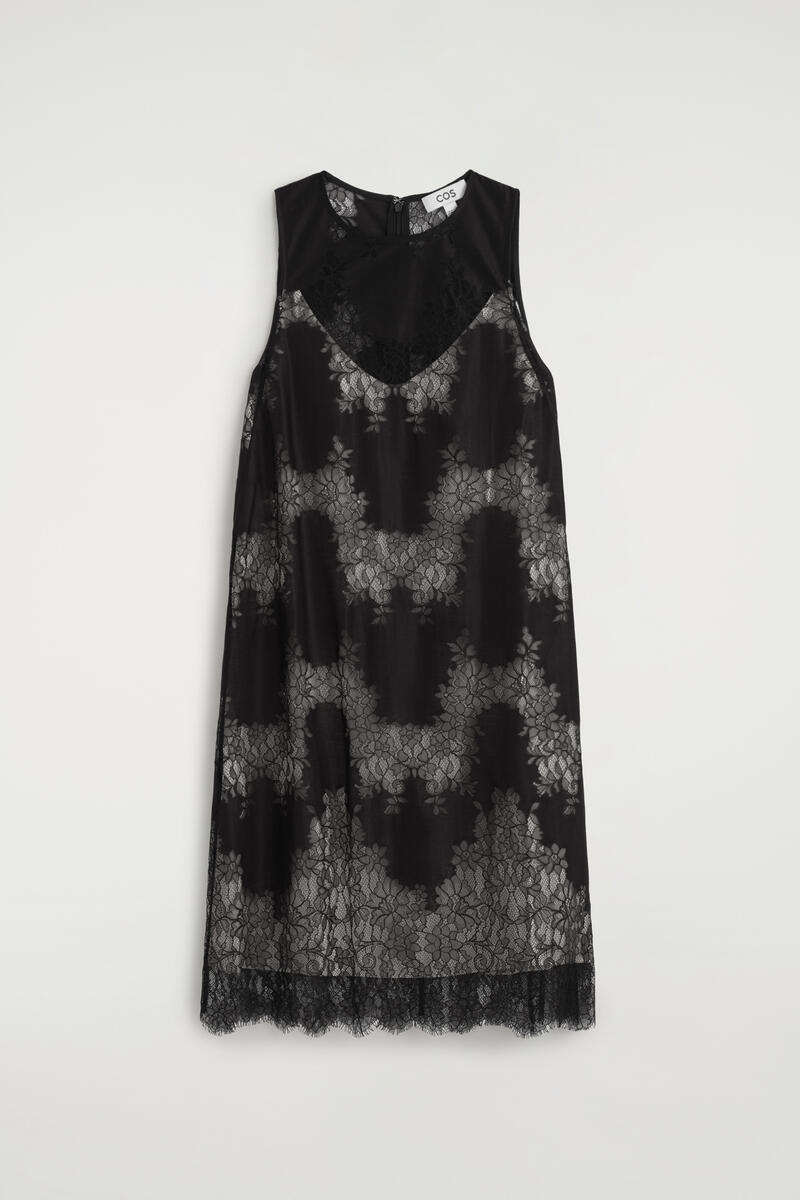 Sleeveless Lace Midi Dress