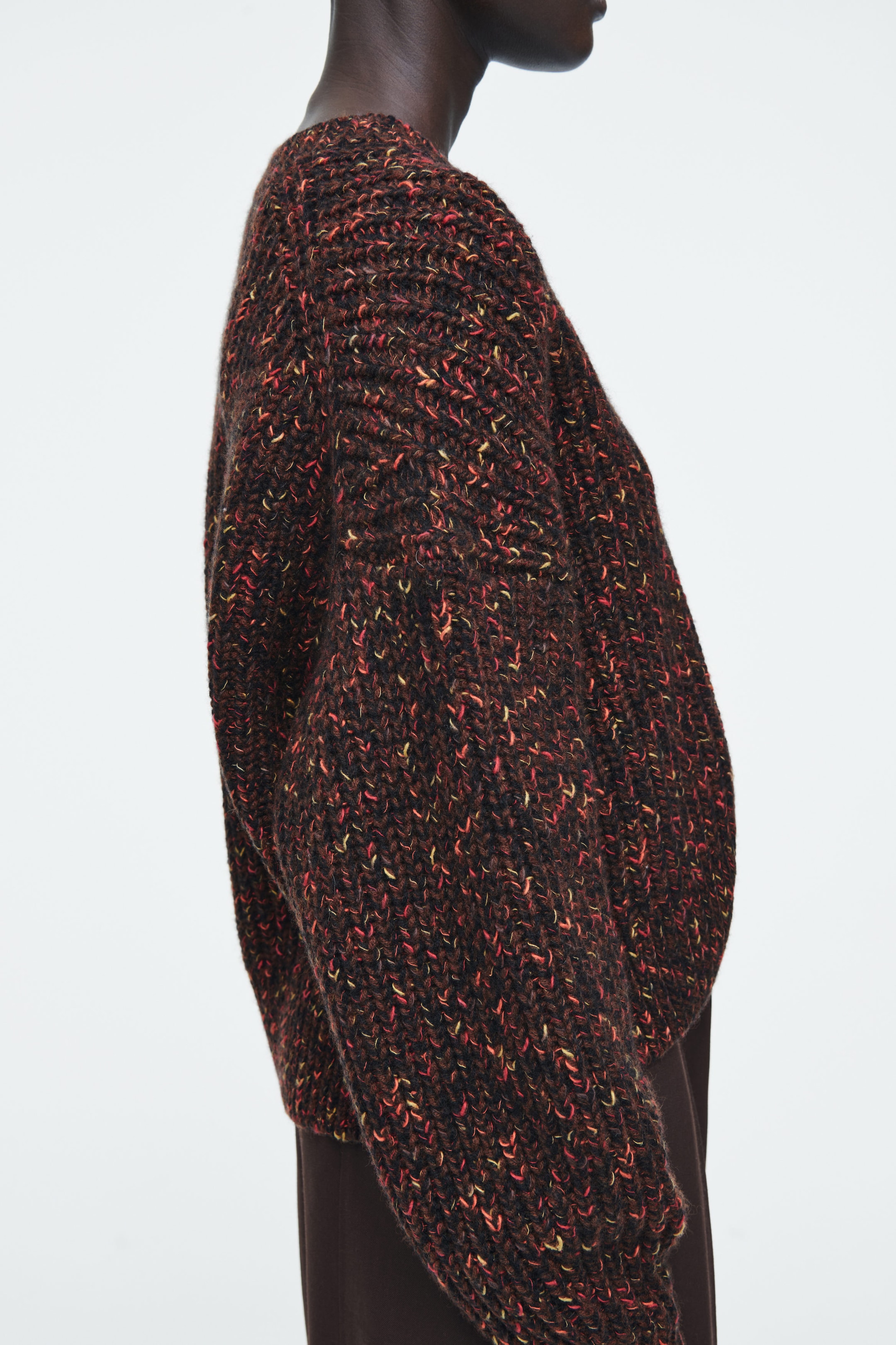 FLECKED MERINO WOOL JUMPER