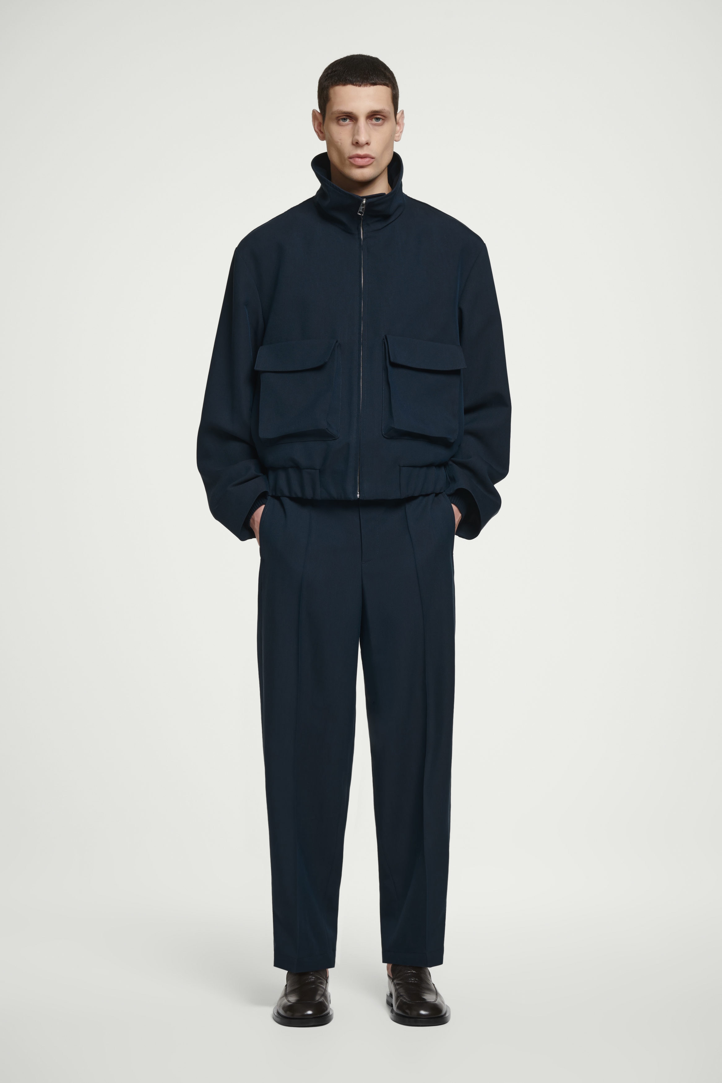 UTILITY BOMBER JACKET - MIDNIGHT | COS