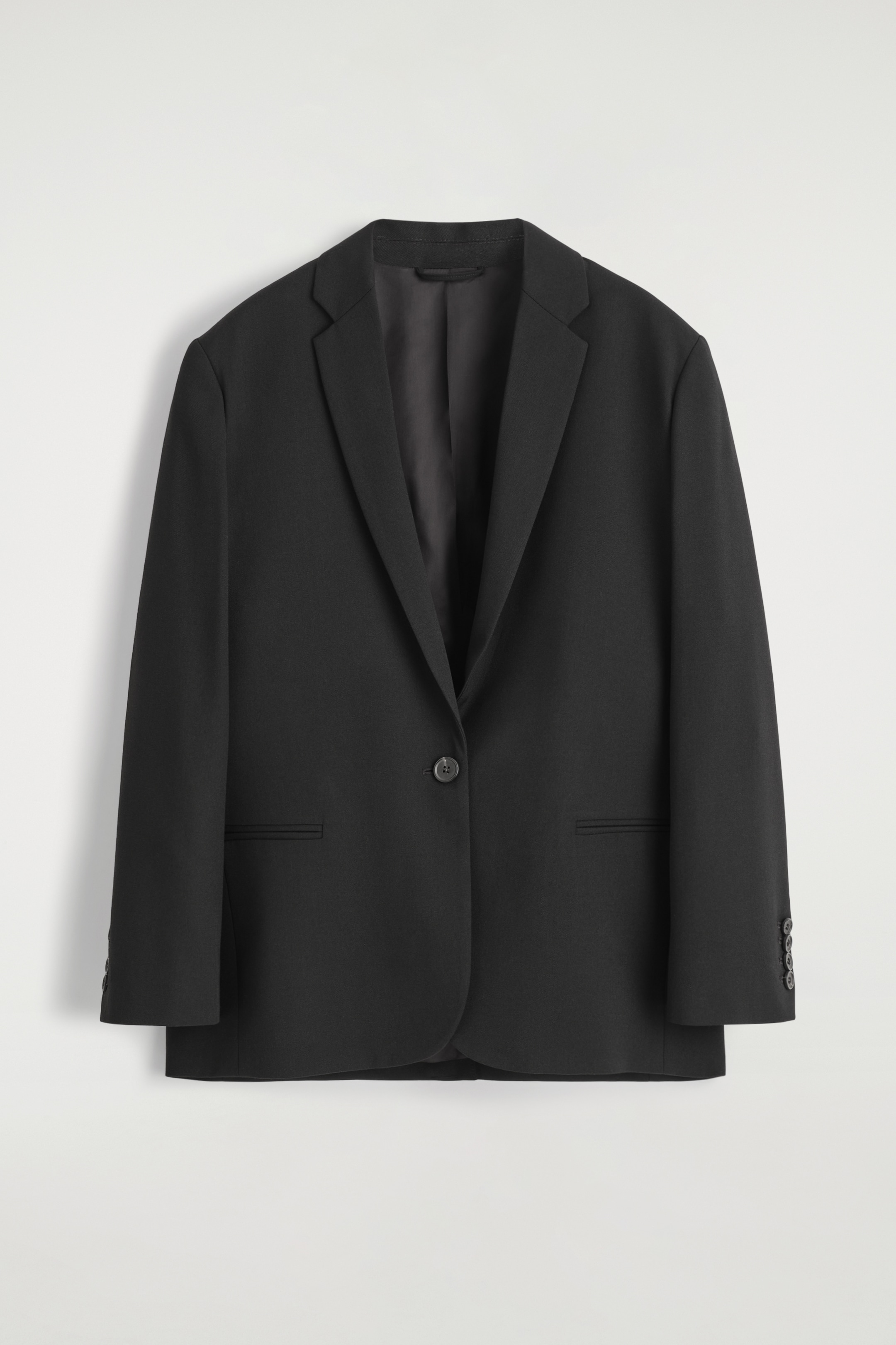 Agrandir l'image: BLAZER EN LAINE MÉLANGÉE - NOIR - FEMME | H&M FR 6