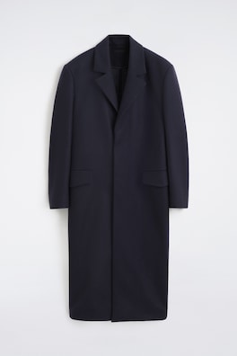 TAILORED WOOL COAT — MIDNIGHT 10