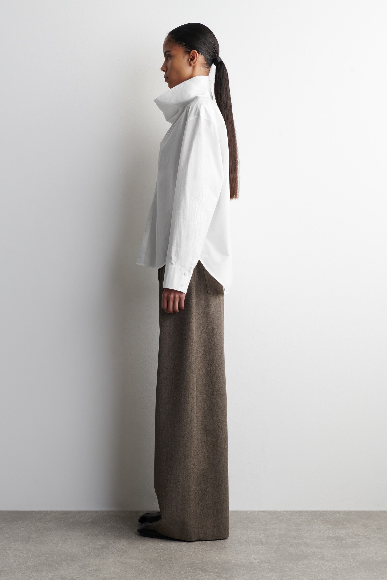 KOŠEĽA Z BAVLNY S LÍMCOM FUNNEL - WHITE - 7