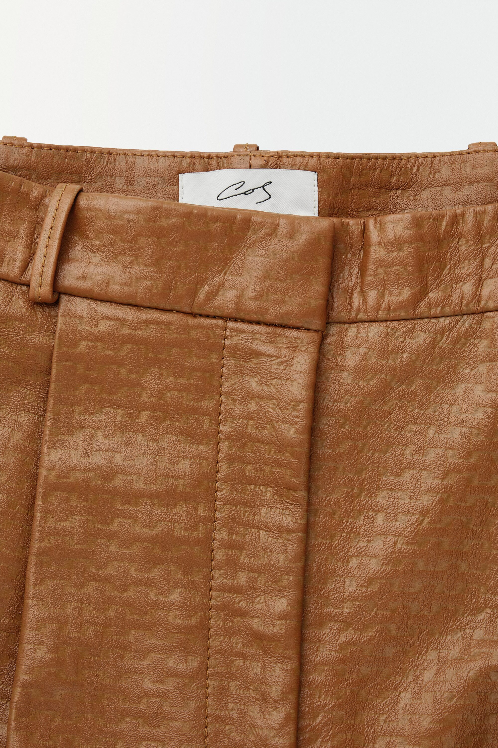 【送料&関税込】Golden  Brown Leather Bermuda Shorts Leather bermuda shorts - Brown - Yves Salomon – Yves Salomon US