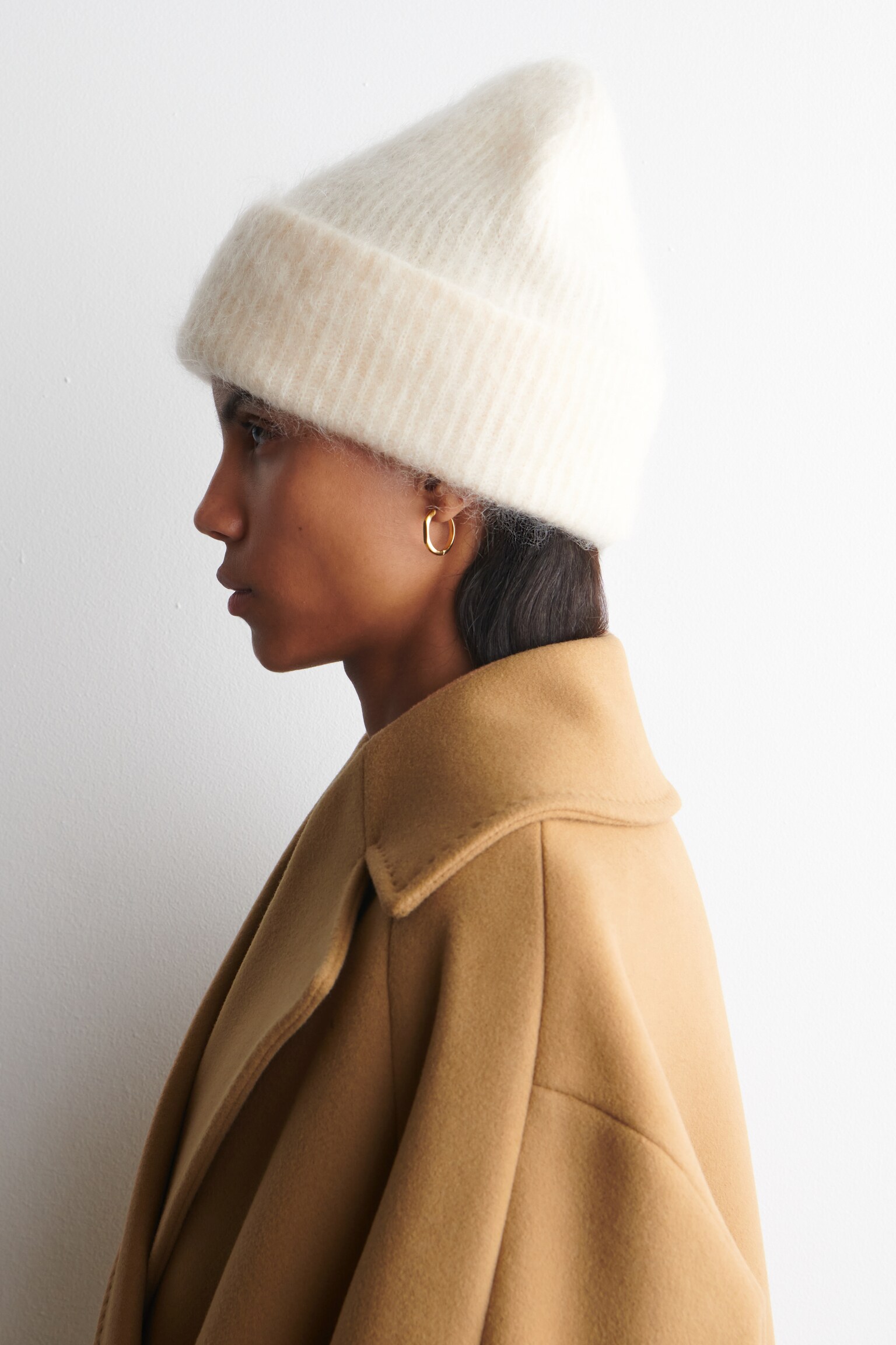 REBROVANÁ MOHÉROVÁ ČIAPKA - CREAM/RED/SVETLOZELENÁ - 3