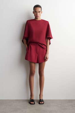 SILK BOXER SHORTS — CRIMSON 1