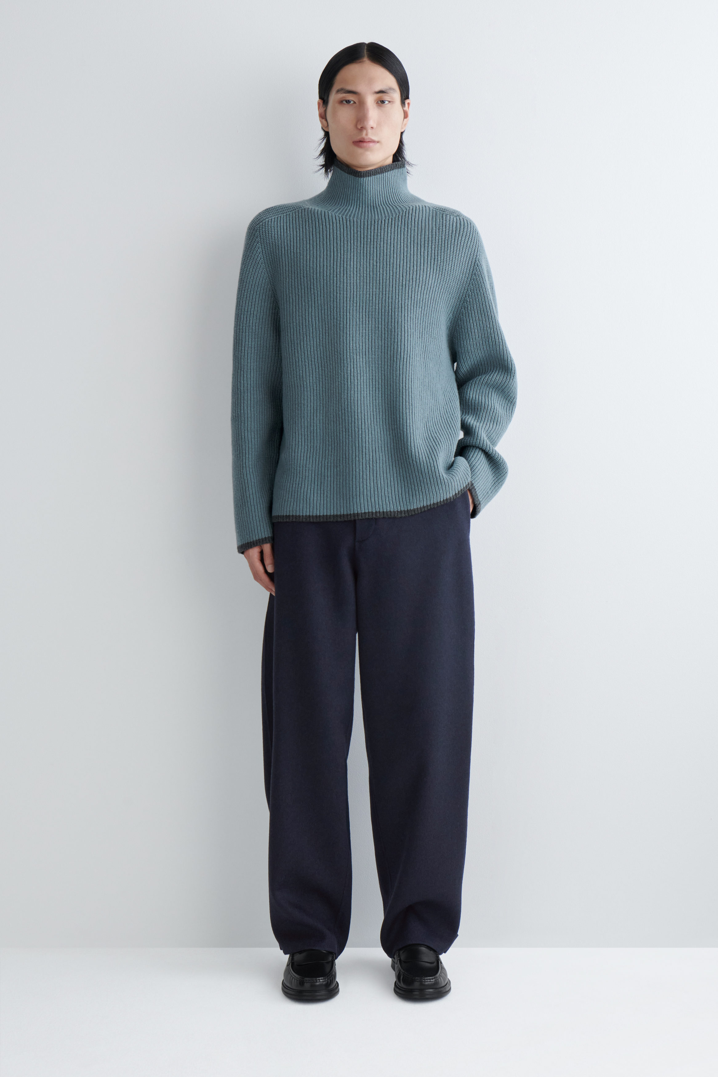 トップス ennoy MERINO WOOL SWEATER ENNOY MERINO WOOL SWEATER (MIX GRAY) - メルカリ