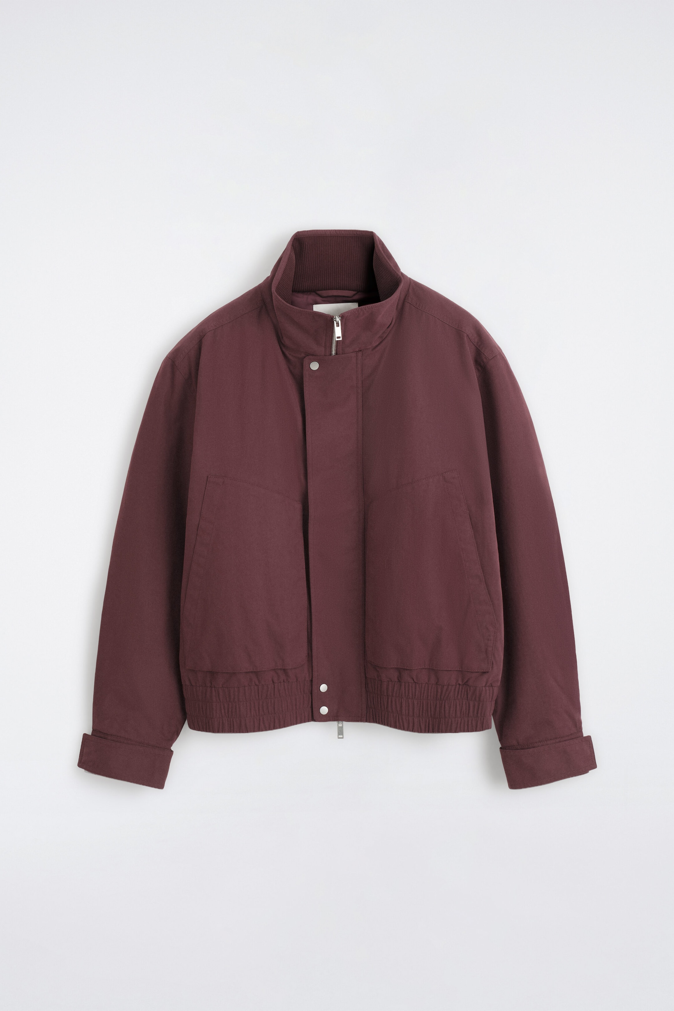 PADDED FUNNEL-NECK BOMBER JACKET
